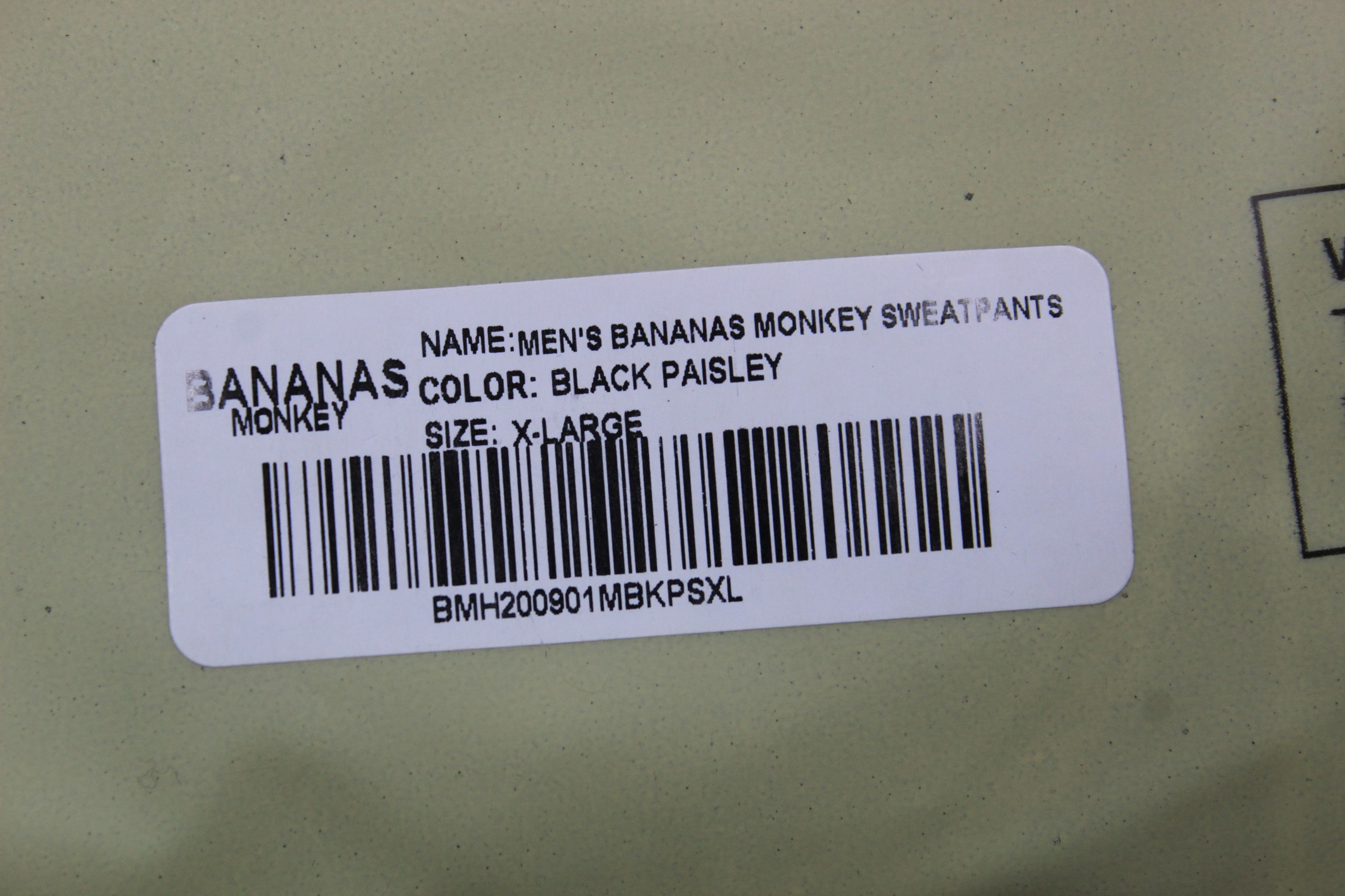 Other Bananas Monkey Black Paisley Hoodie Size US XL / EU 56 / 4 - 4 Thumbnail
