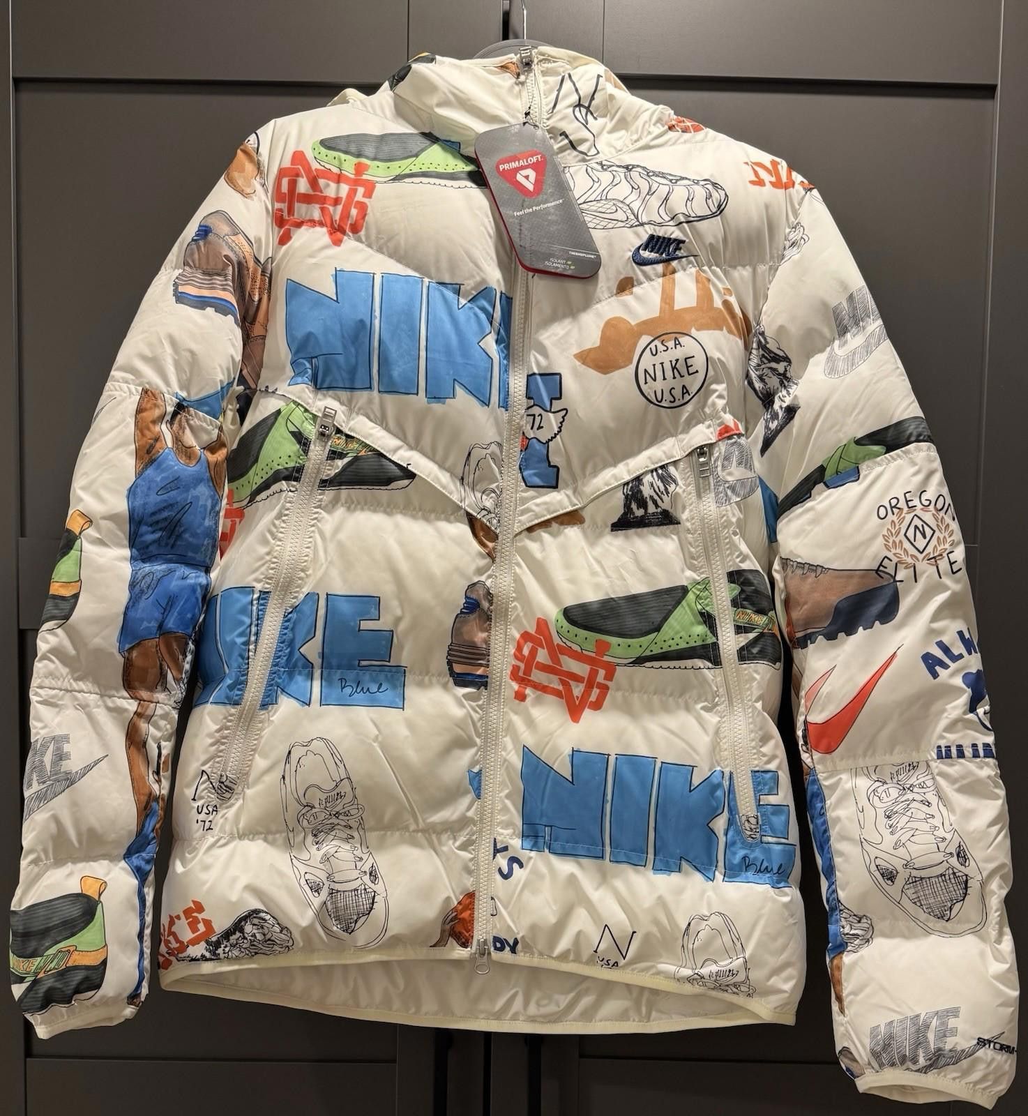 Nike Nike Bold School Primaloft Storm Fit Puffer Jacket White Men Size US M / EU 48-50 / 2 - 1 Thumbnail