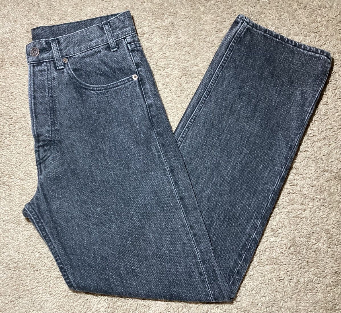 Celine SS23 Celine Kurt Jeans Charcoal Relaxed 90s 2023 Size US 27 - 1 Thumbnail