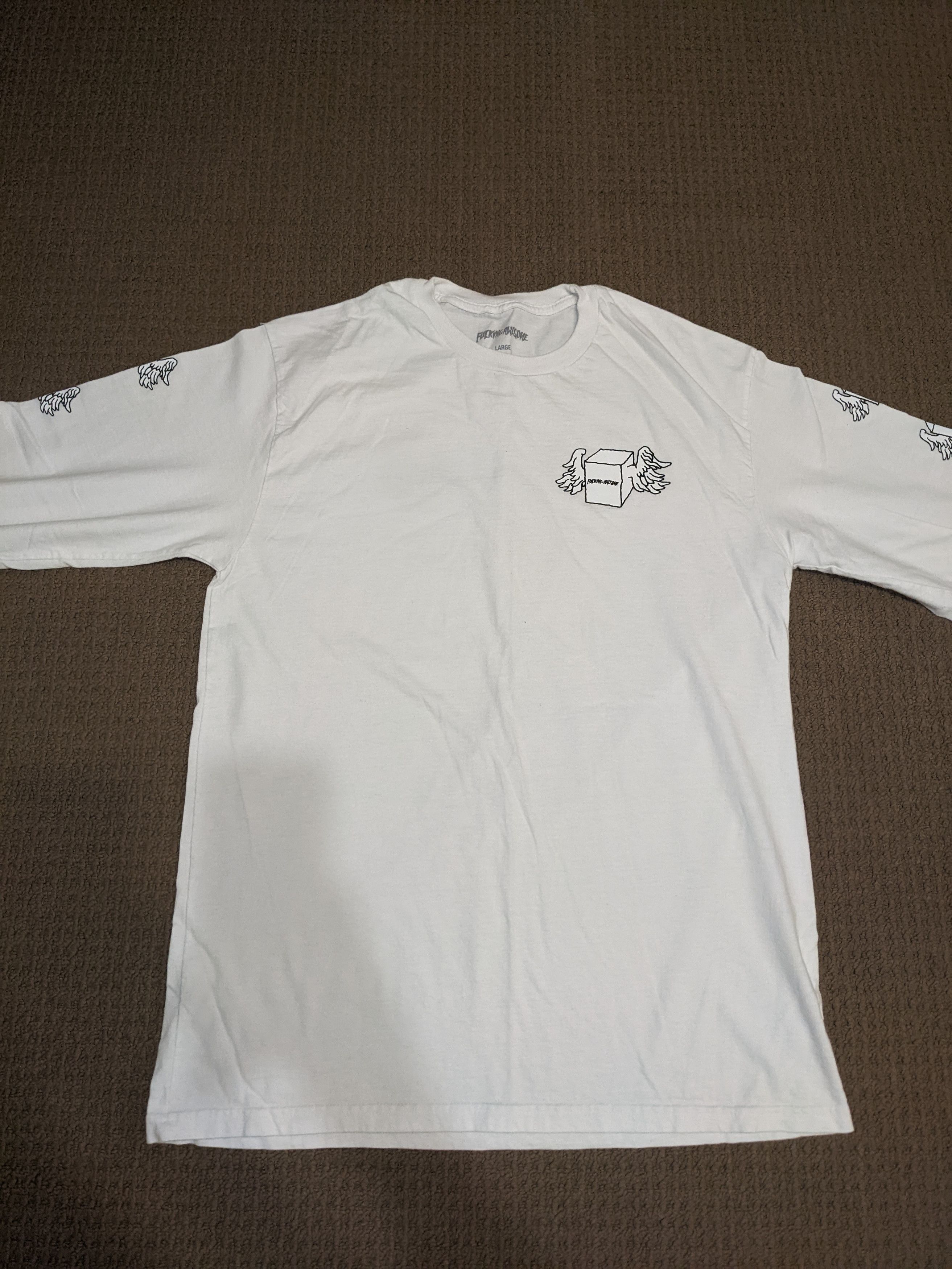Fucking Awesome White Cube FA Shirt Size US L / EU 52-54 / 3 - 1 Thumbnail