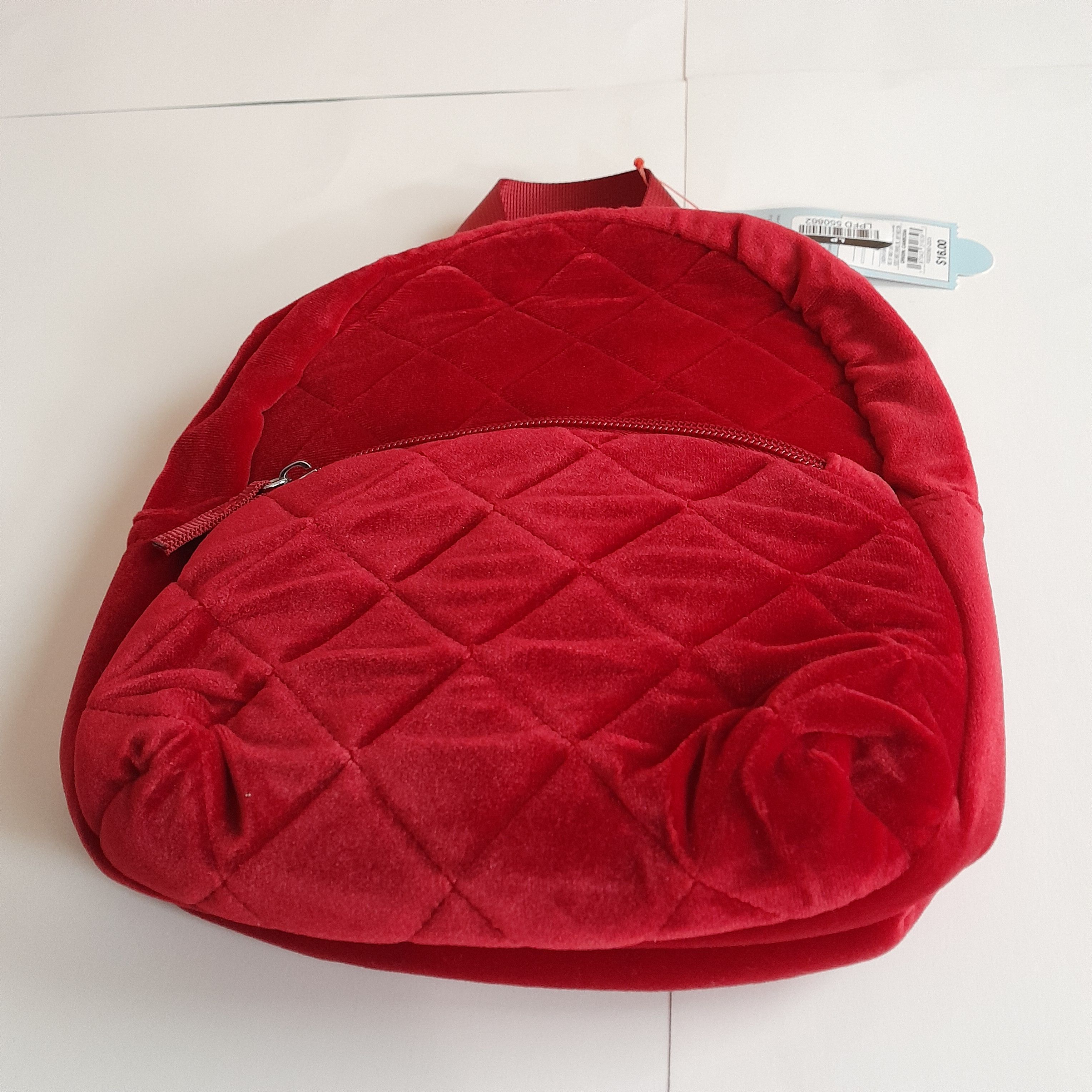 Other Cat & Jack Girls' Quilted Velvet 10in. Mini Backpack Size ONE SIZE - 1 Thumbnail