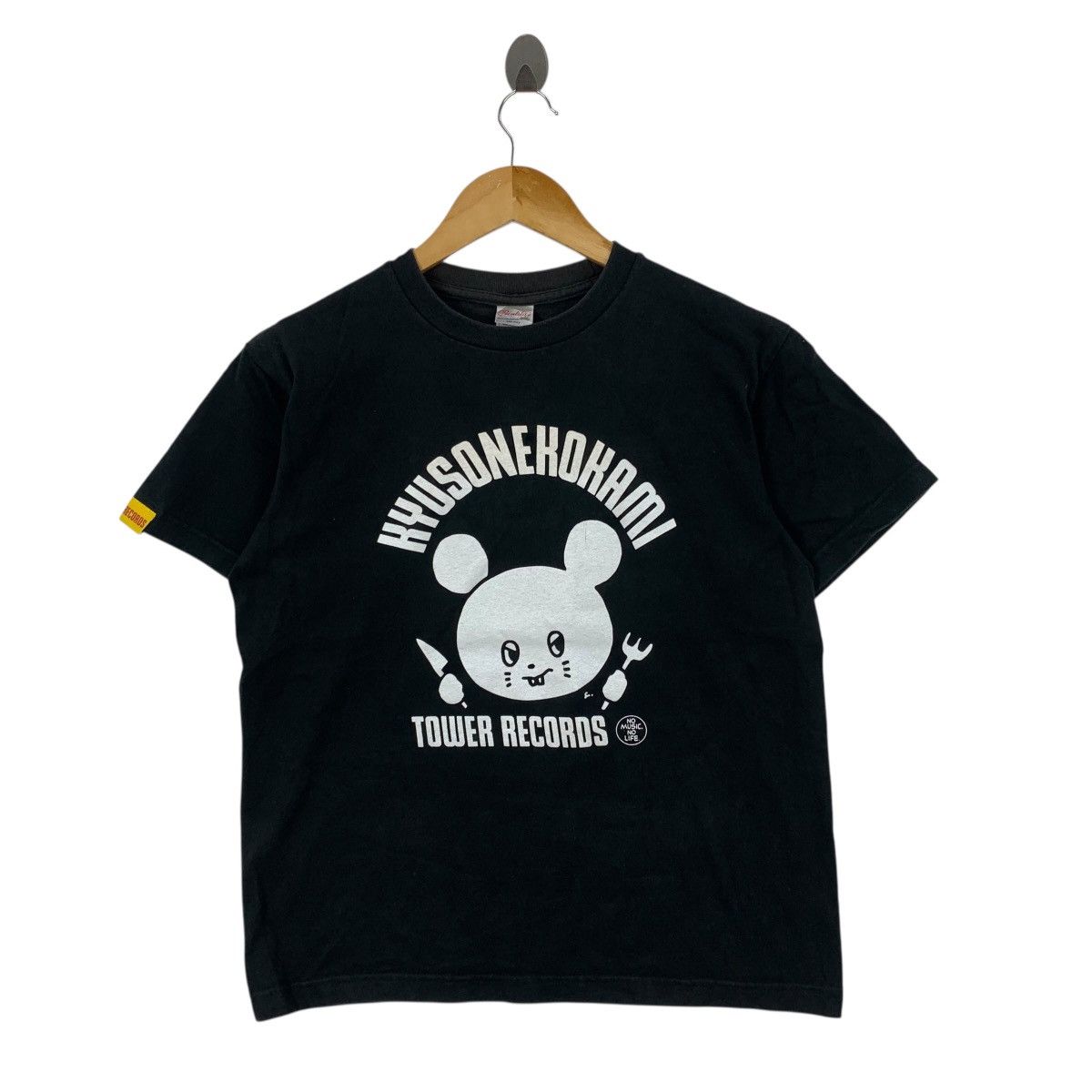 Japanese Brand KYUSO NEKOKAMI Tower Records Japanese Band Tshirt Size US S / EU 44-46 / 1 - 1 Thumbnail