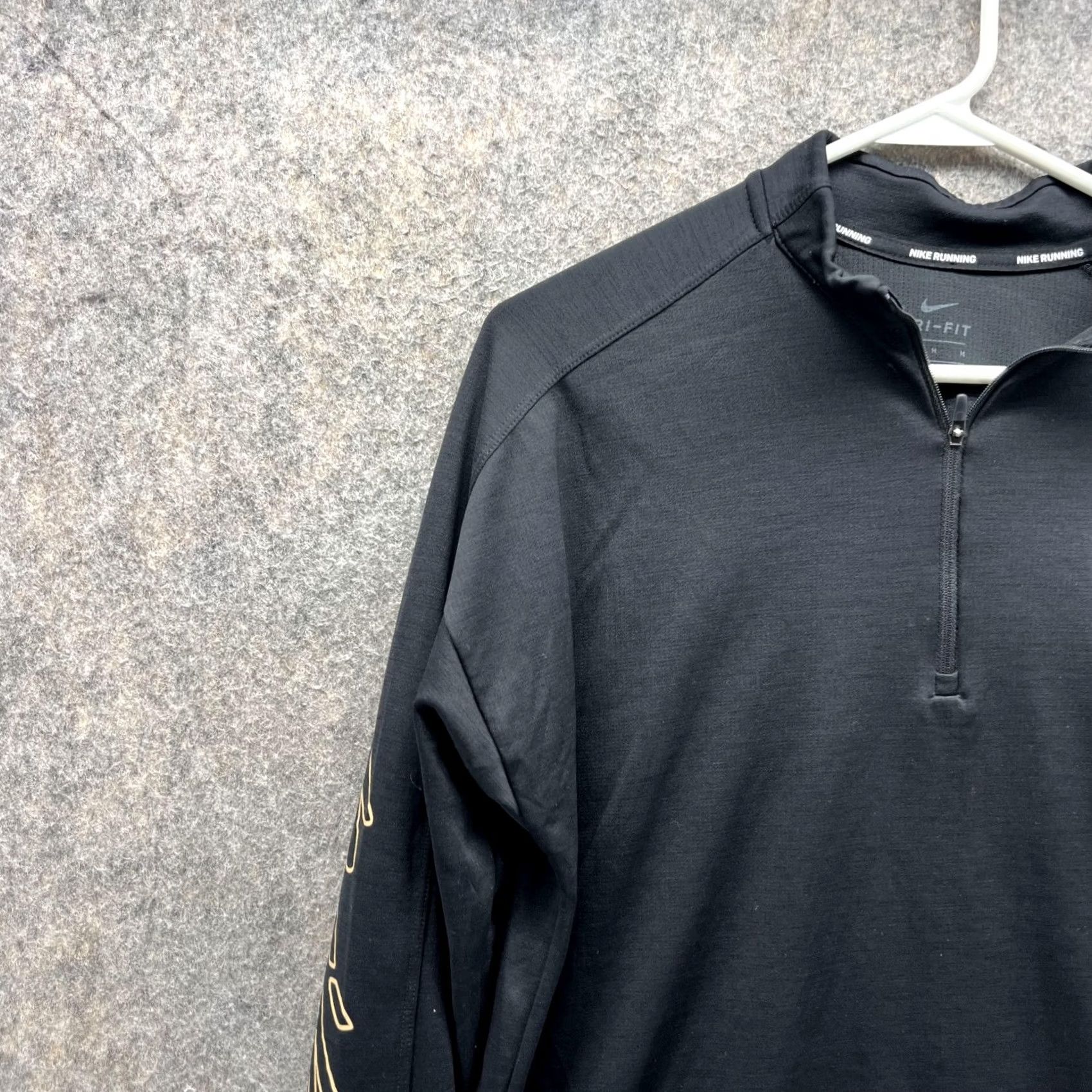 Nike Nike Sweater Women M Black Athletic Dri Fit Track Jacket Pullover All Seasons Logo Modern Casual Fall Winter 90s (Mens, Womens, Girls) Size M / US 6-8 / IT 42-44 - 3 Thumbnail