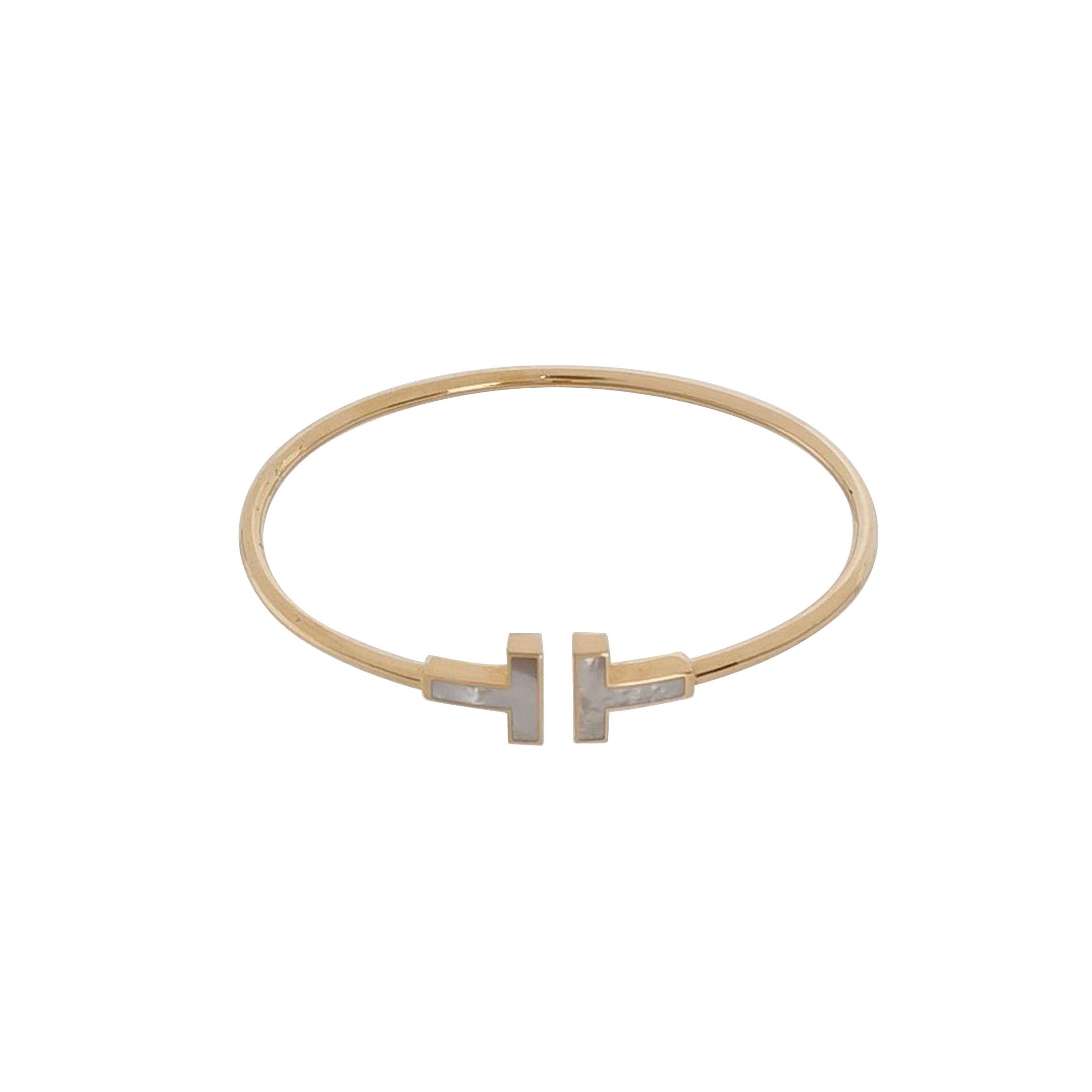 Tiffany & Co. tiffany T 18k rose gold bracelet 0099 Size ONE SIZE - 1 Thumbnail