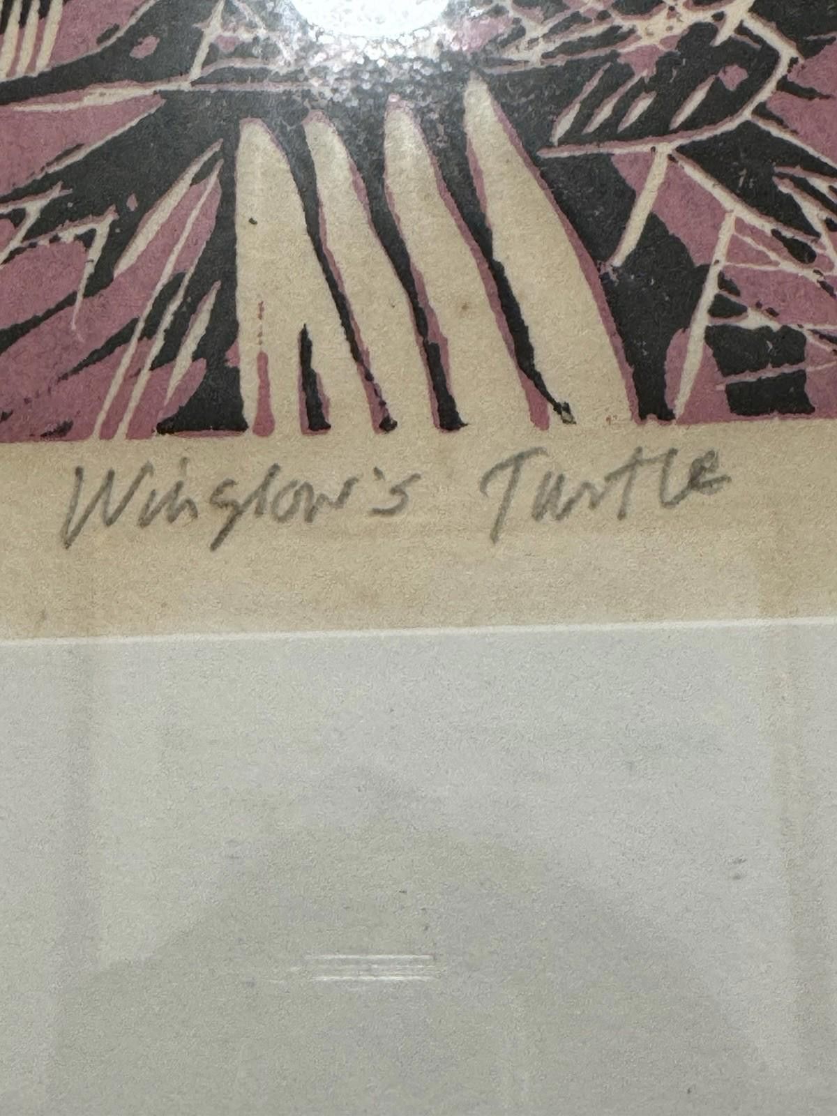 Other Rare Signed Tarmo Watia Color Print Winslow's Turtle 9/12 Size ONE SIZE - 5 Thumbnail