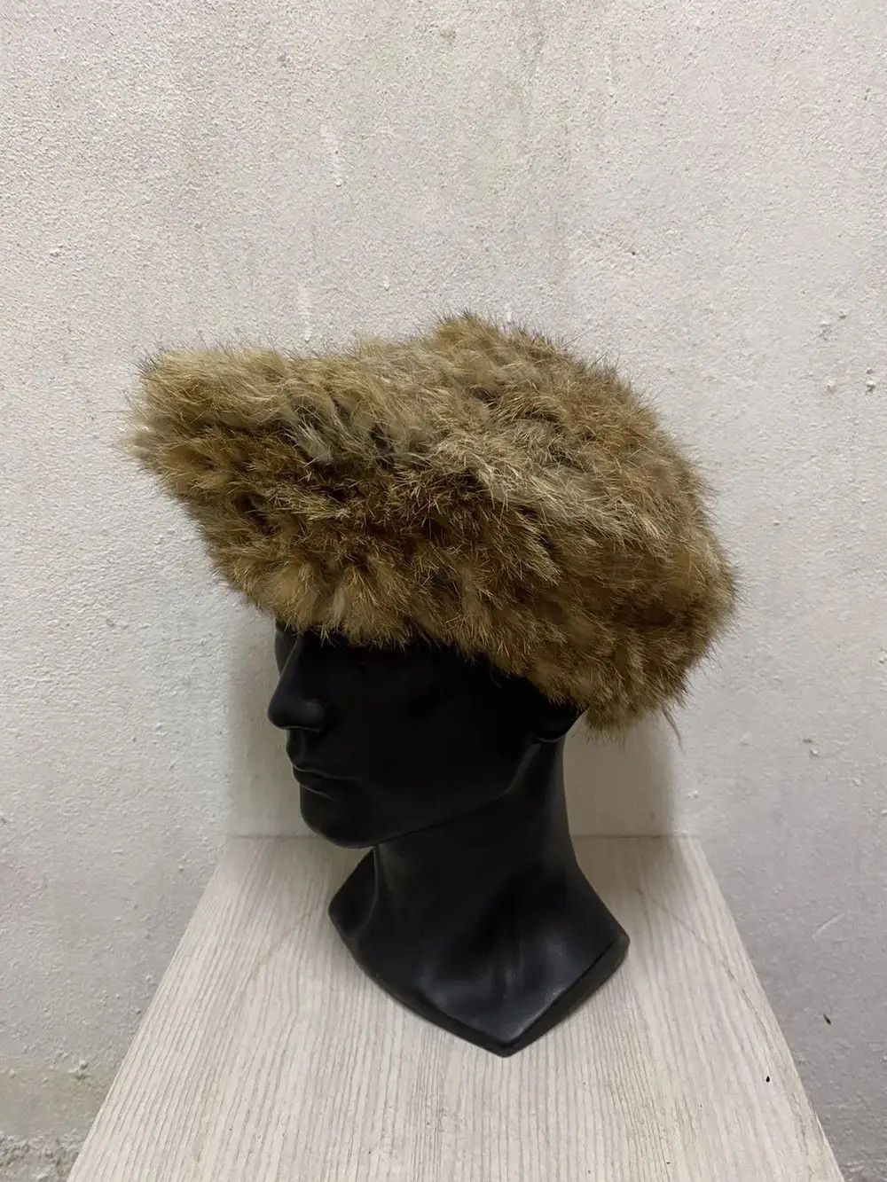 Japanese Brand Rabbit Fur Fleece Very Rare Japanese Brand Hat Size ONE SIZE - 2 Thumbnail