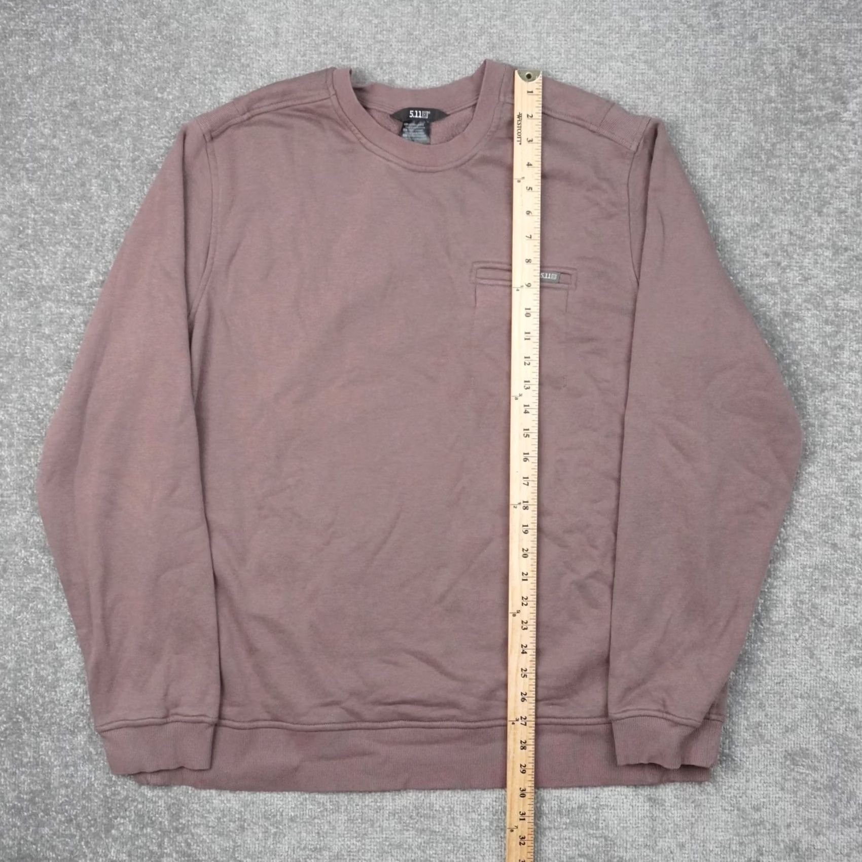 Vintage 5.11 Tactical Mens XL Brown Long Sleeve Pullover Crew Neck Sweatshirt Pockets Size US XL / EU 56 / 4 - 3 Thumbnail
