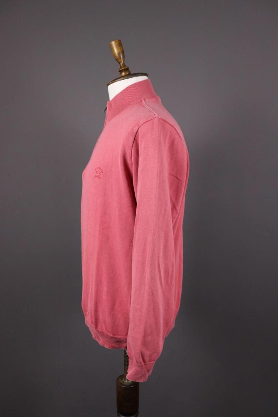 Paul & Shark Paul & Shark Yachting Pink 1/4 Zip Knit Sweater Size L Size US L / EU 52-54 / 3 - 6 Thumbnail