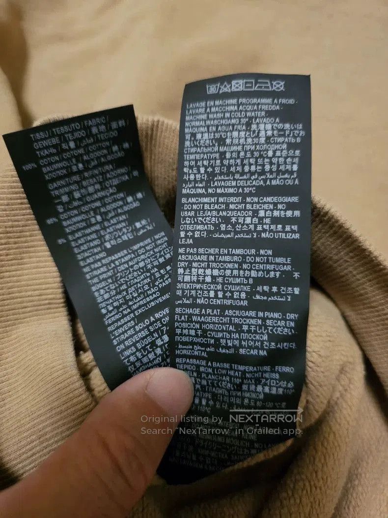 Saint Laurent Paris Saint Laurent Beige Hooded Sweatshirt. Size US S / EU 44-46 / 1 - 6 Thumbnail