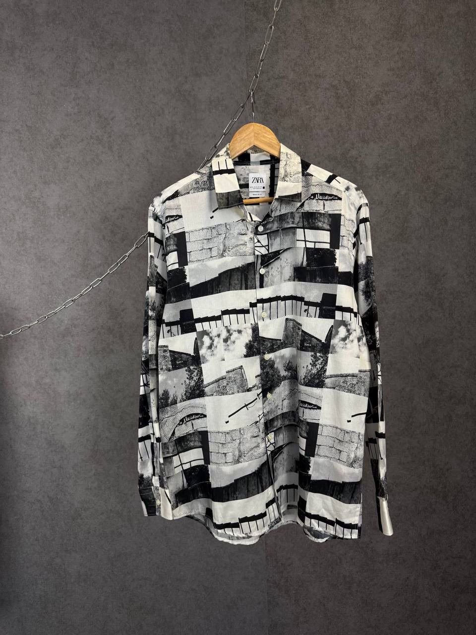 Zara Zara Man art crazy shirt Size US XL / EU 56 / 4 - 1 Thumbnail