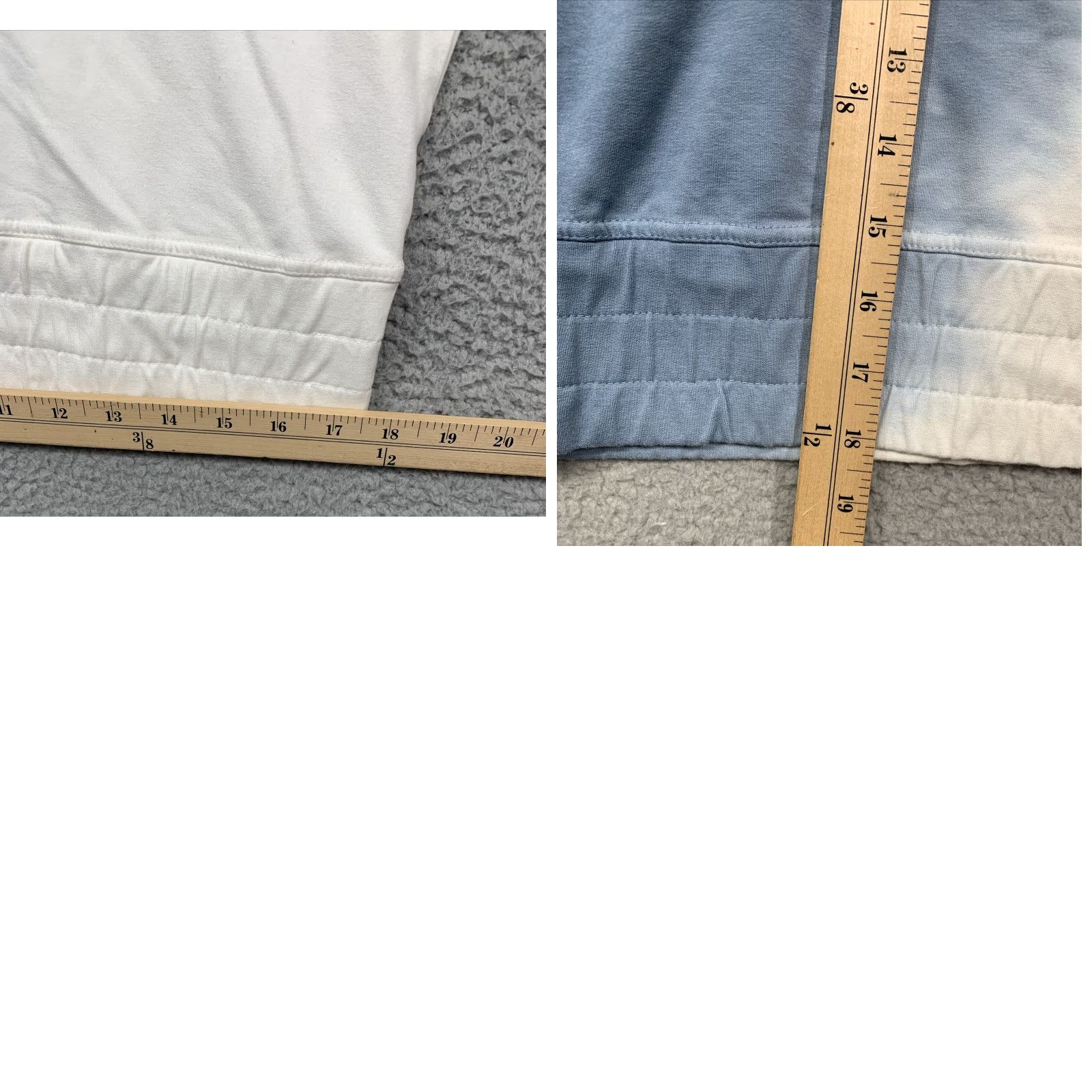 Vintage Joy Lab Women's Cropped Sweatshirt Blue & Cream Logo Activewear Small NWT Shirts? Size S / US 4 / IT 40 - 8 Thumbnail
