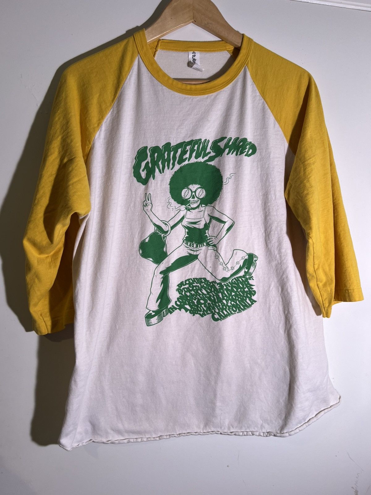 Vintage 2022 The Grateful Shred Retro Goth Rock Band Raglan Shirt Size US XL / EU 56 / 4 - 1 Thumbnail