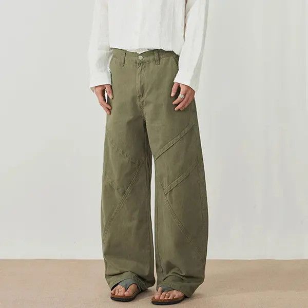 Jean Kitajima x Kino Baggy Wide-Leg Embroidered Stripe Jeans Size US 32 / EU 48 - 5 Thumbnail