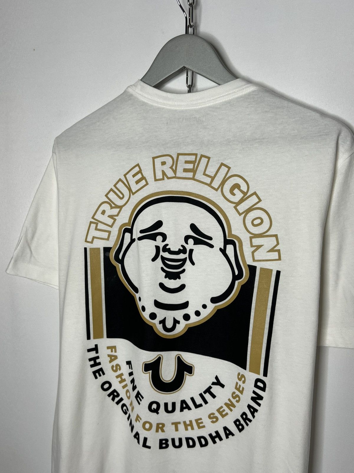 True Religion True Religion Buddha Arch Big Logo Tee T-Shirt Rare Size US L / EU 52-54 / 3 - 3 Thumbnail