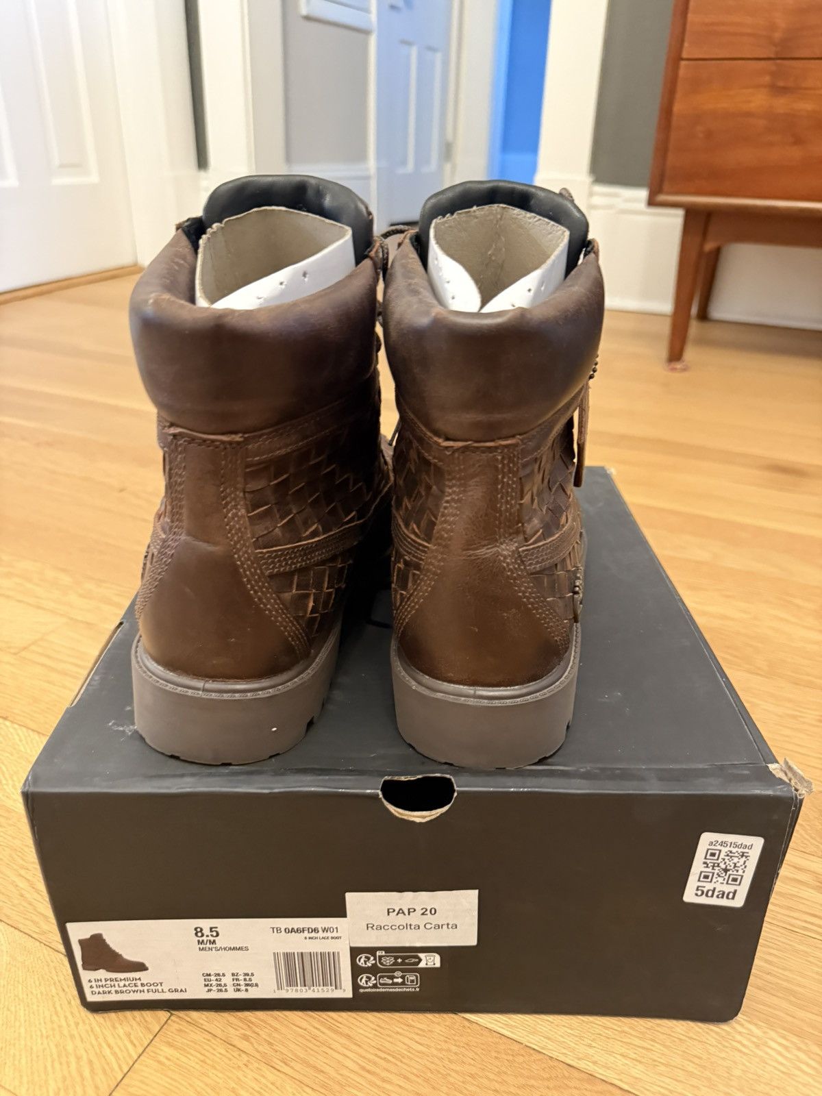 Timberland Woven Leather Timberland Size US 8.5 / EU 41-42 - 3 Thumbnail