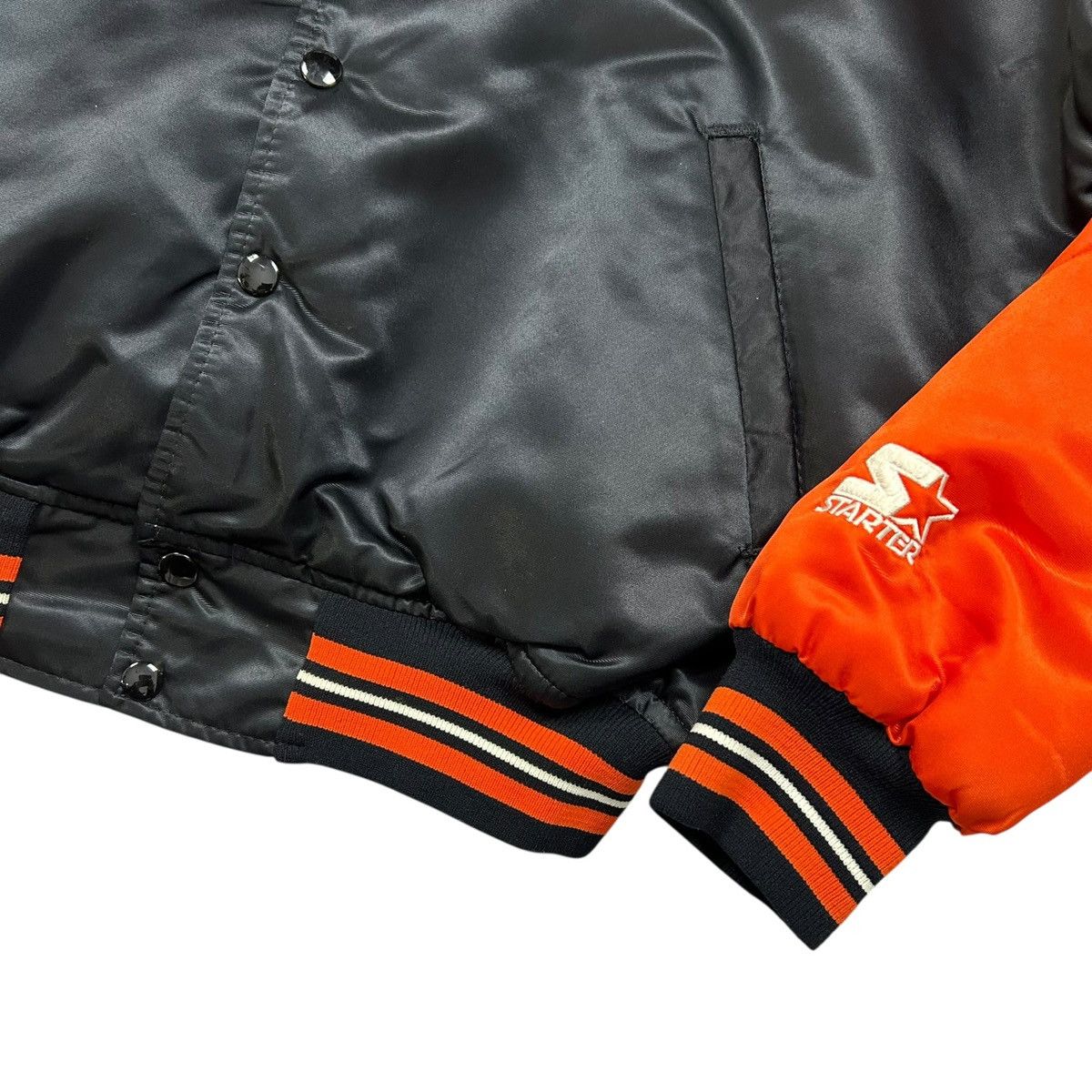 MLB VTG 90s MLB BALTIMORE ORIOLES RIPKEN JR STARTER SATIN JACKET Size US L / EU 52-54 / 3 - 6 Thumbnail