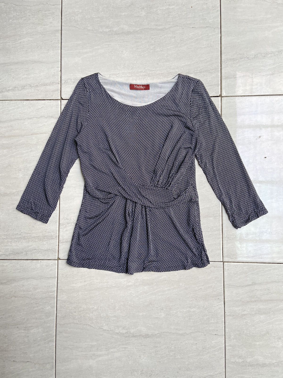 Max Mara MAX MARA STUDIO Motive T-shirt Size XXS / US 00 / IT 34 - 5 Thumbnail