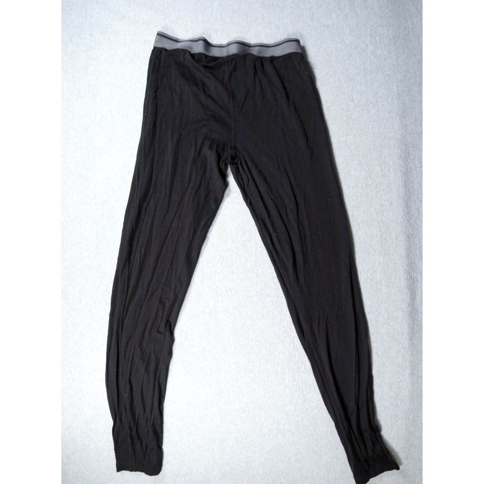 Icebreaker Icebreaker Pants Mens Medium Black Merino Wool Baselayer Outdoors Hike Camp Size US 31 - 4 Thumbnail