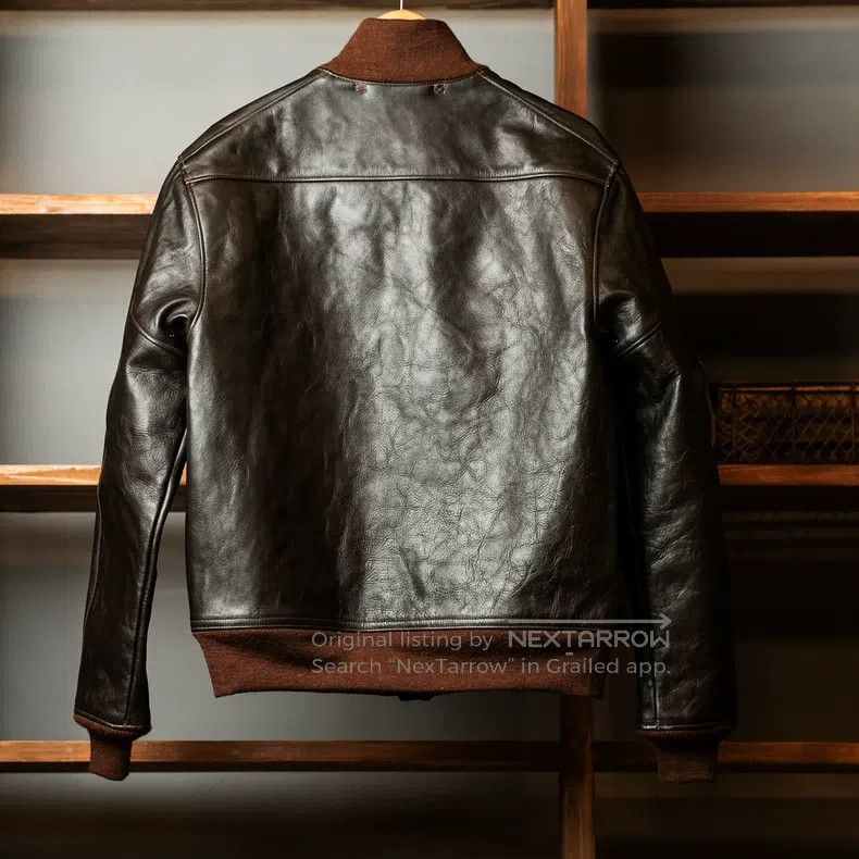 The Real McCoy's The Real McCoys Horseskin A1 Seal Brown Size US XL / EU 56 / 4 - 5 Thumbnail