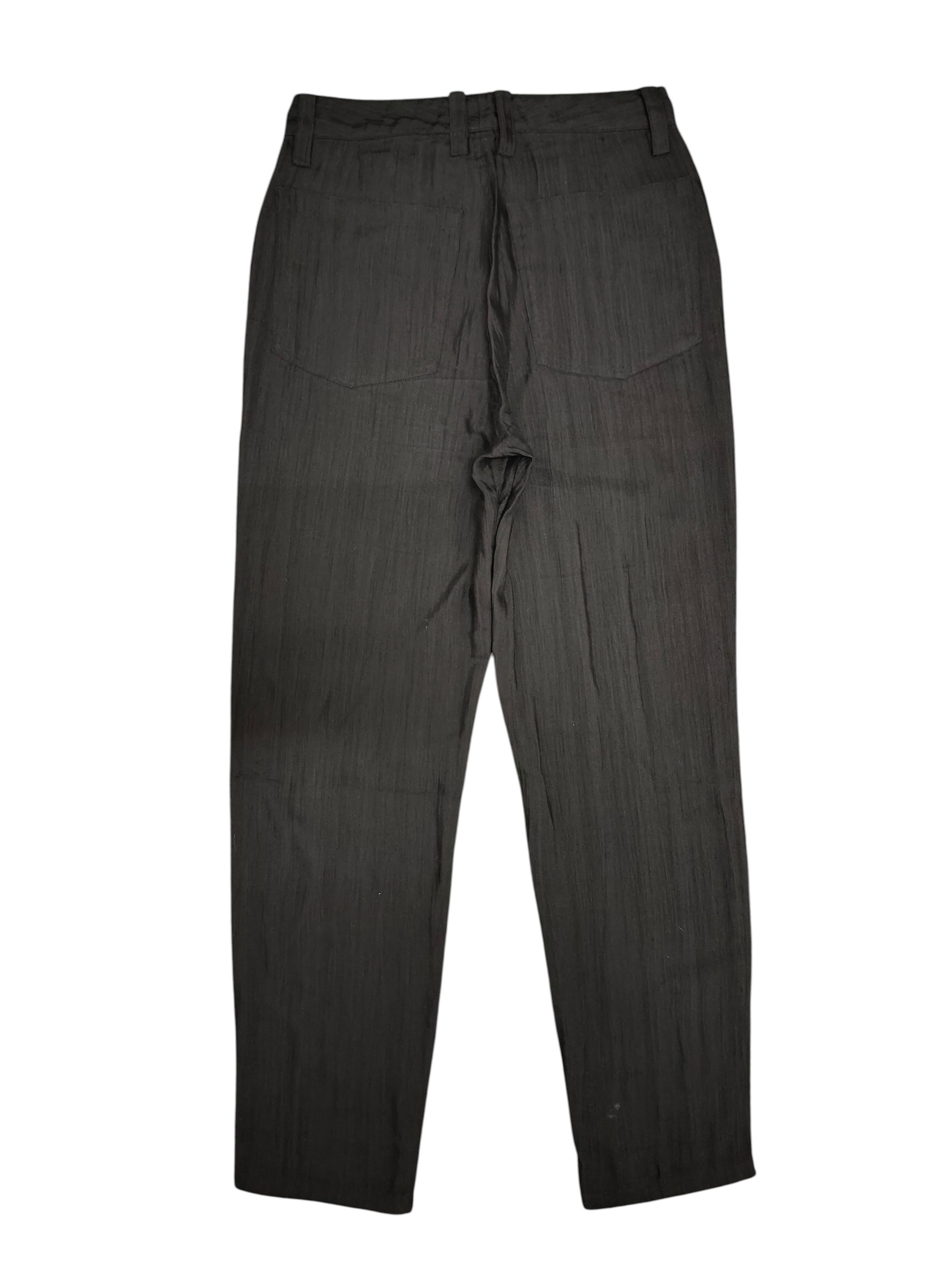 Issey Miyake Vintage Issey Miyake hemp Nylon Blend Trouser Pants Size 27" / US 4 / IT 40 - 8 Thumbnail