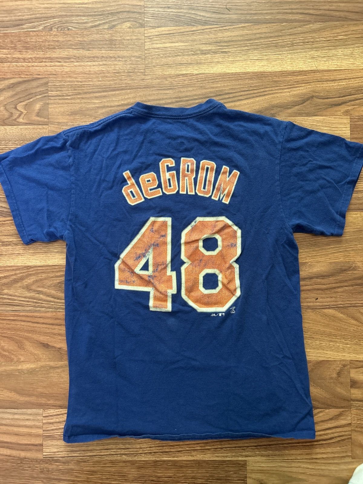 MLB × Majestic Majestic Mets Jacob deGrom T-shirt Size US M / EU 48-50 / 2 - 2 Thumbnail