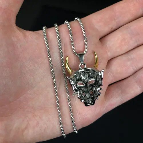 Jewelry Chiharu x Ryoko Demon Pendant Necklace Punk Chain Size ONE SIZE - 7 Thumbnail
