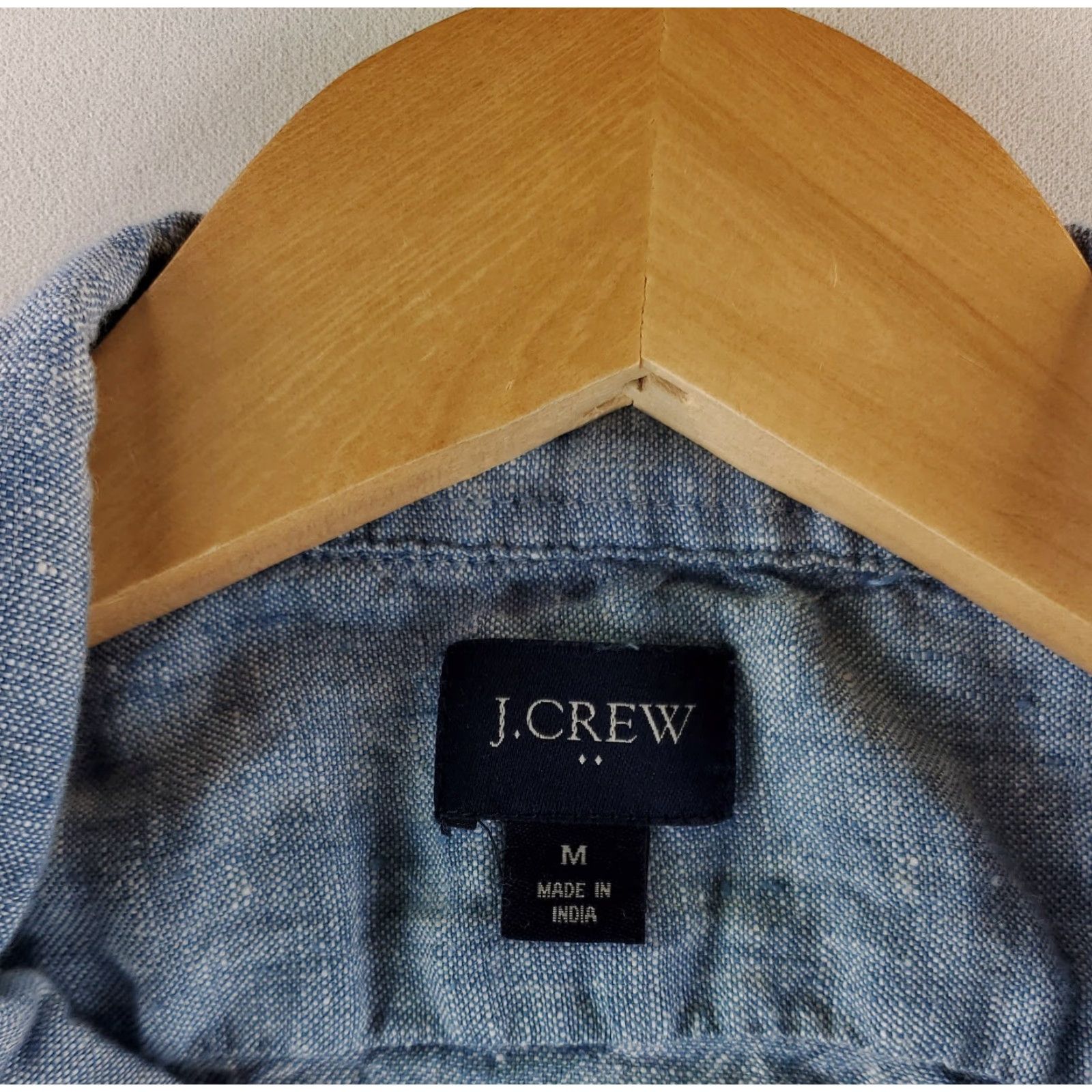 J.Crew J.CREW Button-Down Shirt Long Sleeve 100% Linen Blue Mens M Size US M / EU 48-50 / 2 - 2 Thumbnail