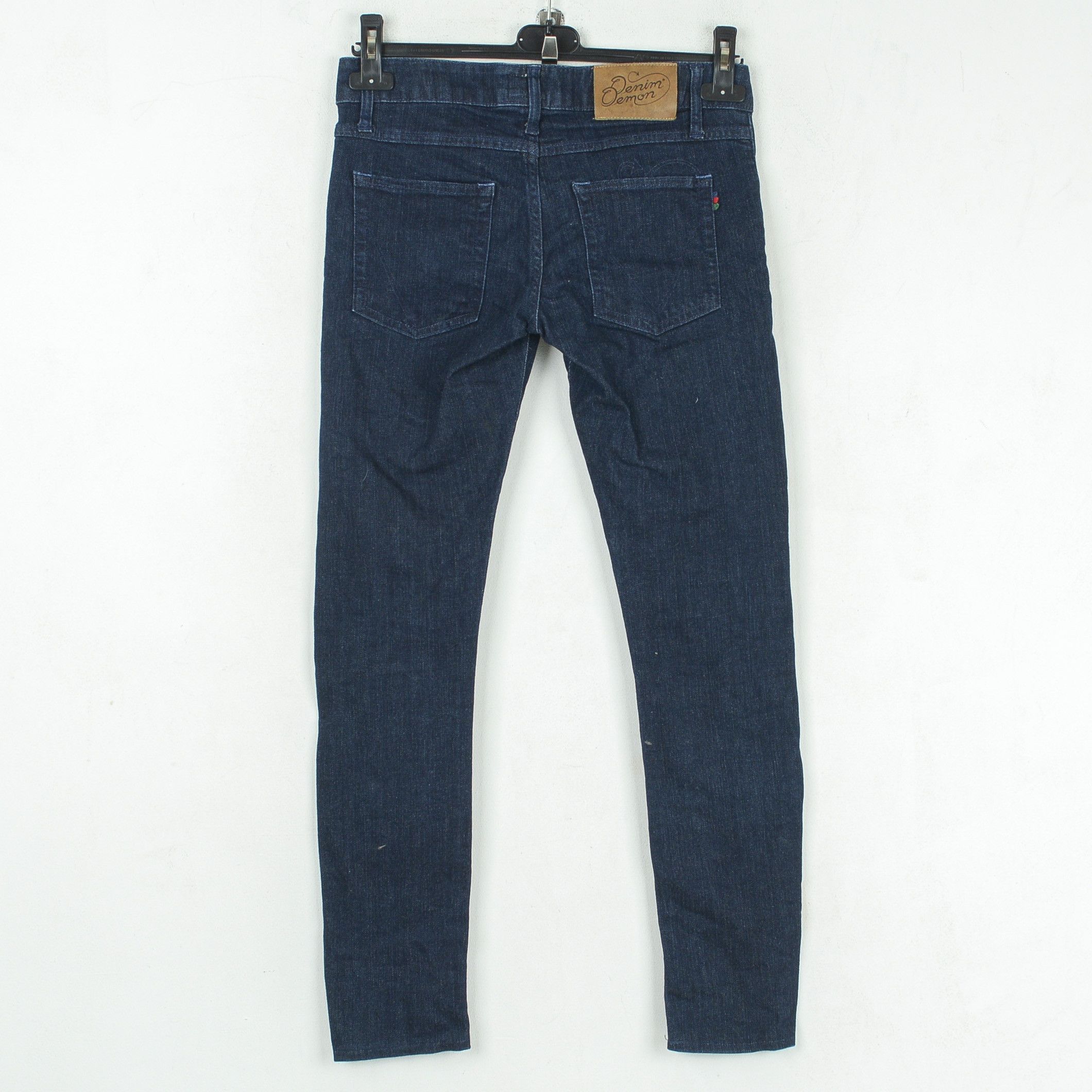 Denim Demon W29 L28 Skinny Jeans Slim Denim Pants Trousers Low Waist Size 29" - 2 Thumbnail