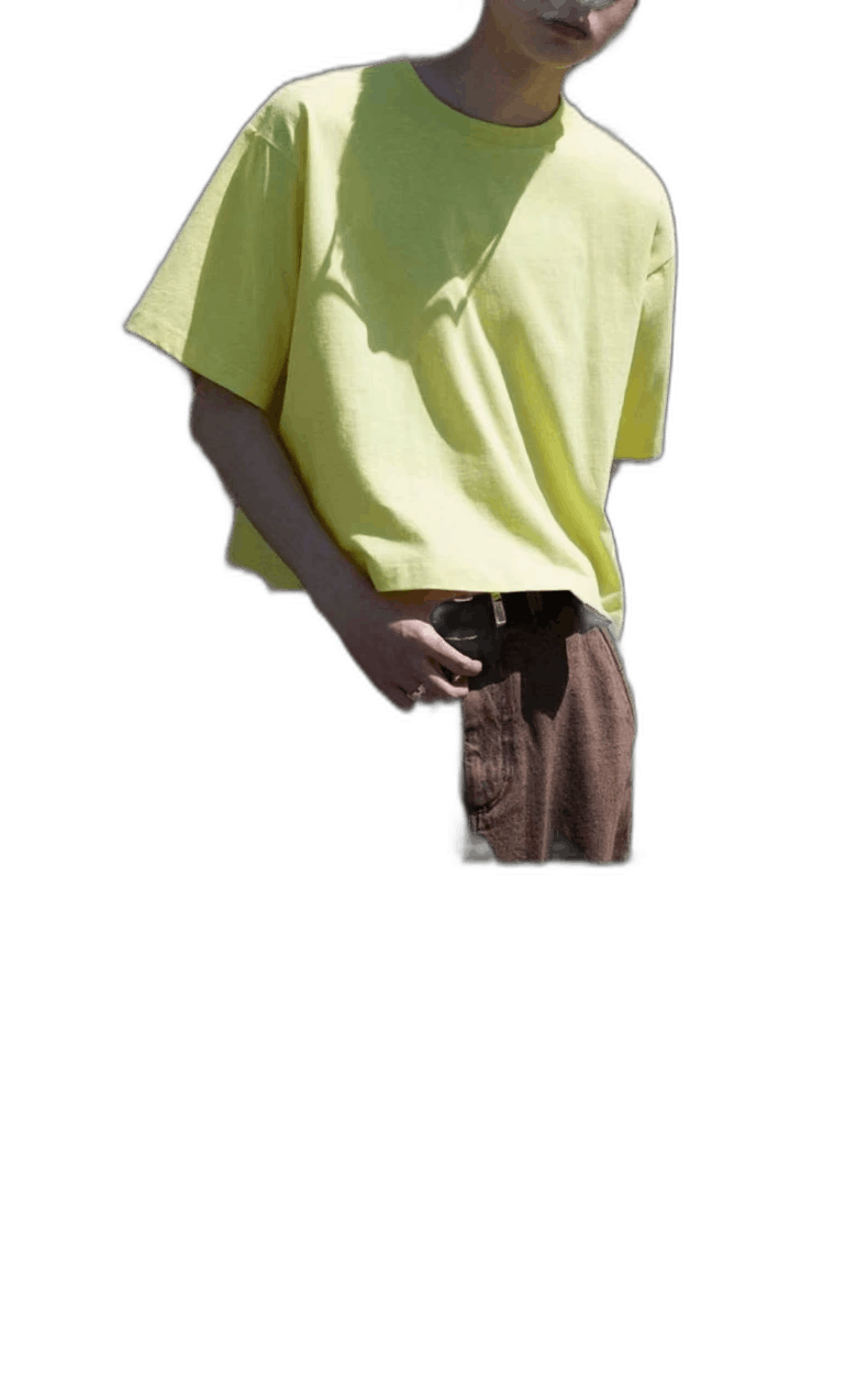 Beams Japan Short Wide Tee in Bright Yellow Size US L / EU 52-54 / 3 - 1 Thumbnail