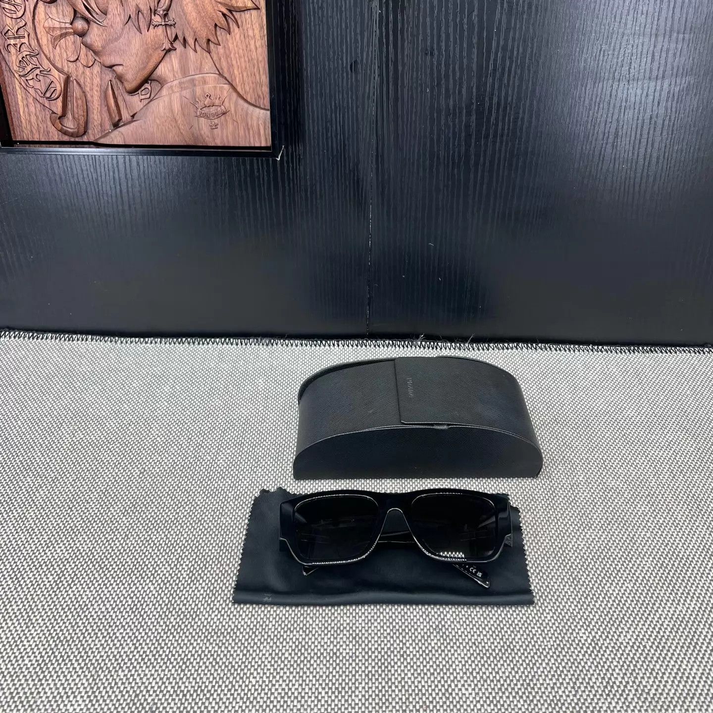 Prada PRADA Symbole Triangle Logo Sunglasses One Size Like New Size ONE SIZE - 1 Thumbnail