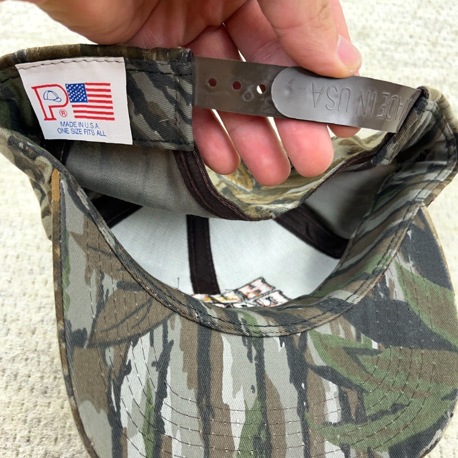 Dusk VINTAGE Realtree Camo Hat Cap SnapBack Made In USA Hunter 90s Y2K Dawn Til Dusk Size ONE SIZE - 7 Thumbnail