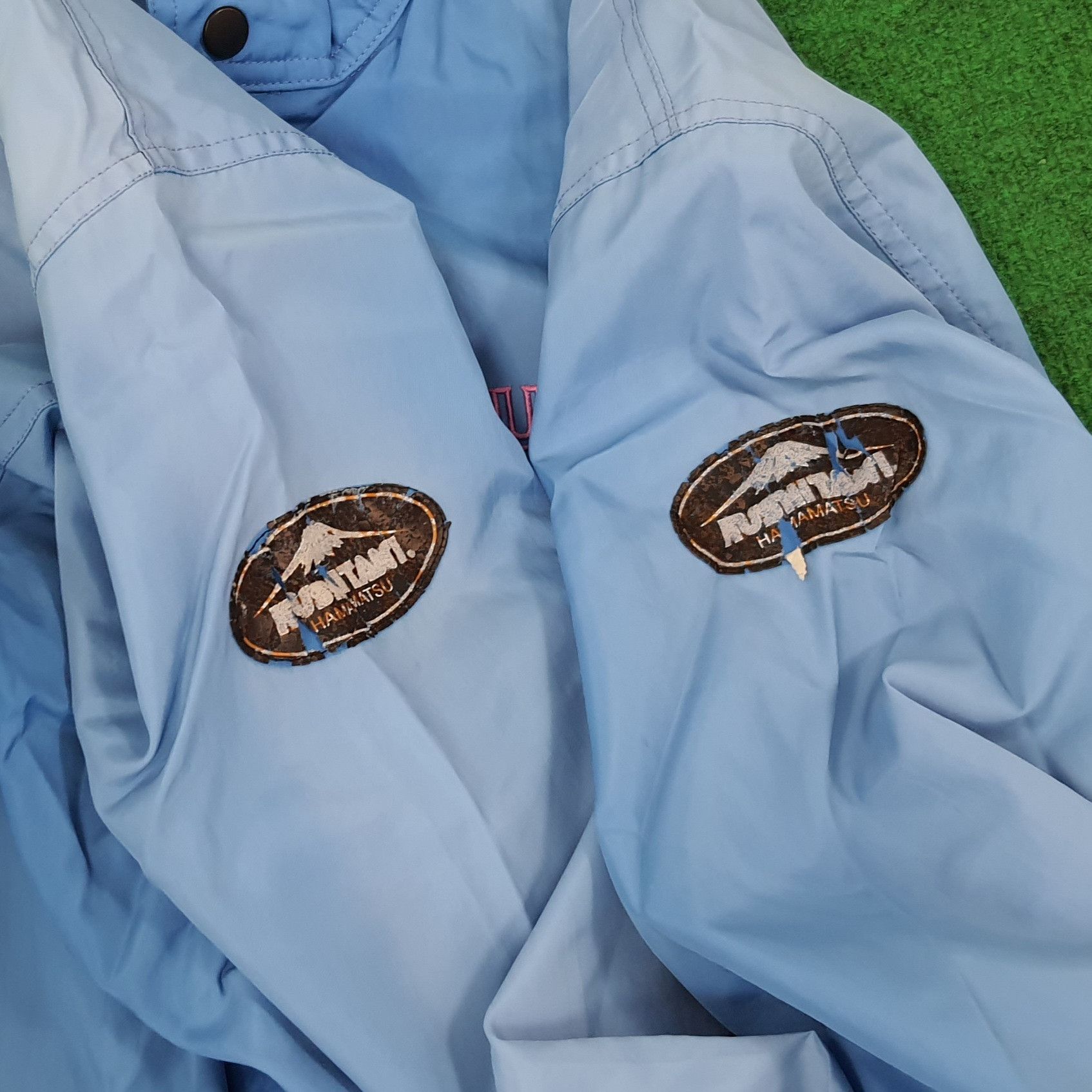 Japanese Brand × Vintage Vintage KAWASAKI Team Kushitani Biker Jacket C234N19 Size US L / EU 52-54 / 3 - 7 Thumbnail