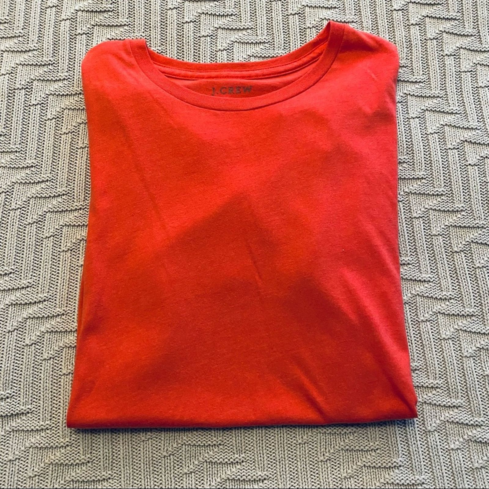 J.Crew J. Crew orange basic tee Size US S / EU 44-46 / 1 - 1 Thumbnail