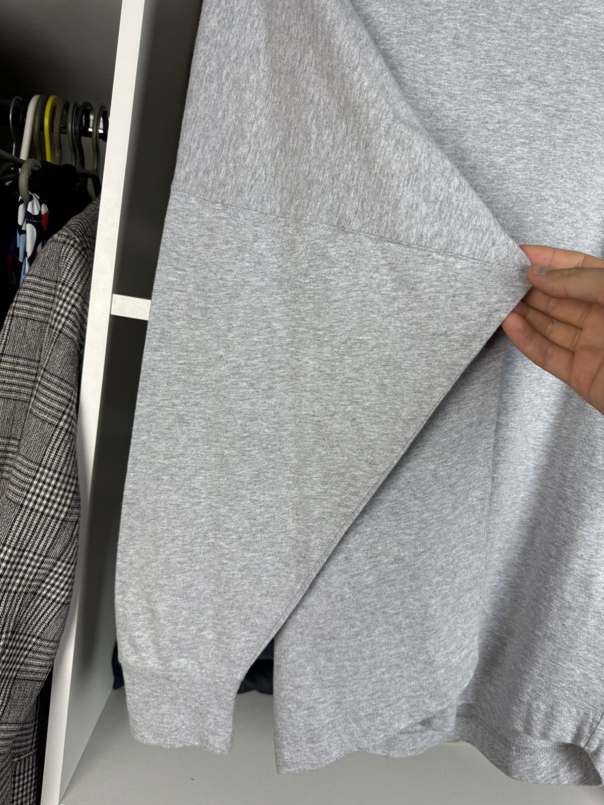 Palm Angels Palm Angels Women’s Gray Drop Shoulder Long Sleeve T-shirt Size S / US 4 / IT 40 - 17 Thumbnail