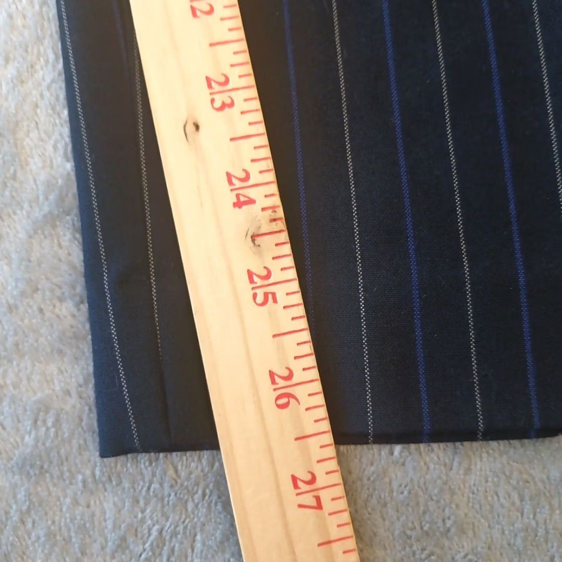 Liz Claiborne Liz Claiborne Audra Striped Pants Womens Size 16P Blue Size 38" / US 16 / IT 52 - 6 Thumbnail