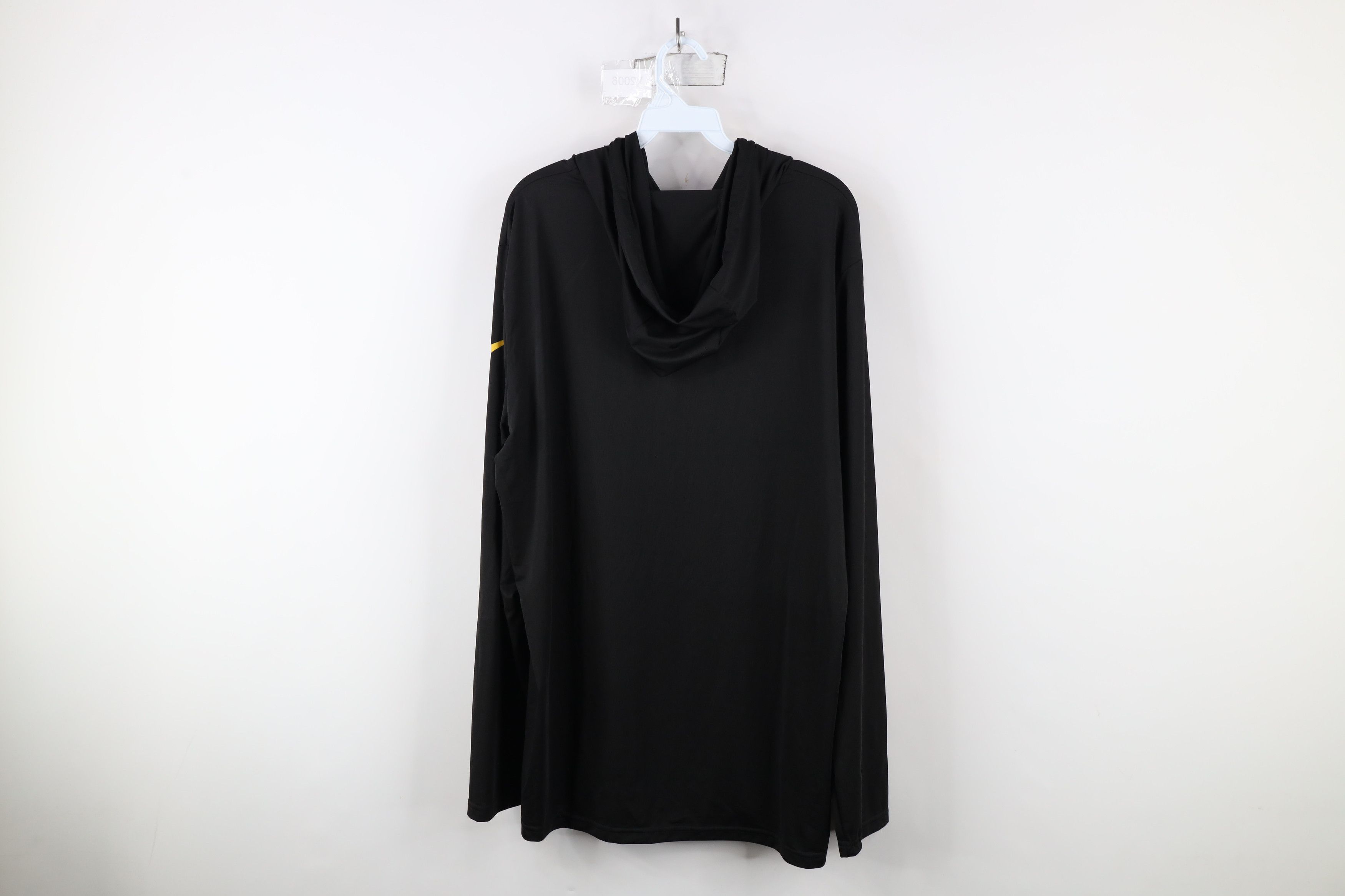 Nike × Vintage Nike NFL Knit Pittsburgh Steelers Football Hooded T-Shirt Size US XL / EU 56 / 4 - 11 Thumbnail