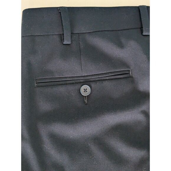 Calvin Klein Men's Black Calvin Klein Slacks Slim 36W x 29L Size US 36 / EU 52 - 6 Thumbnail