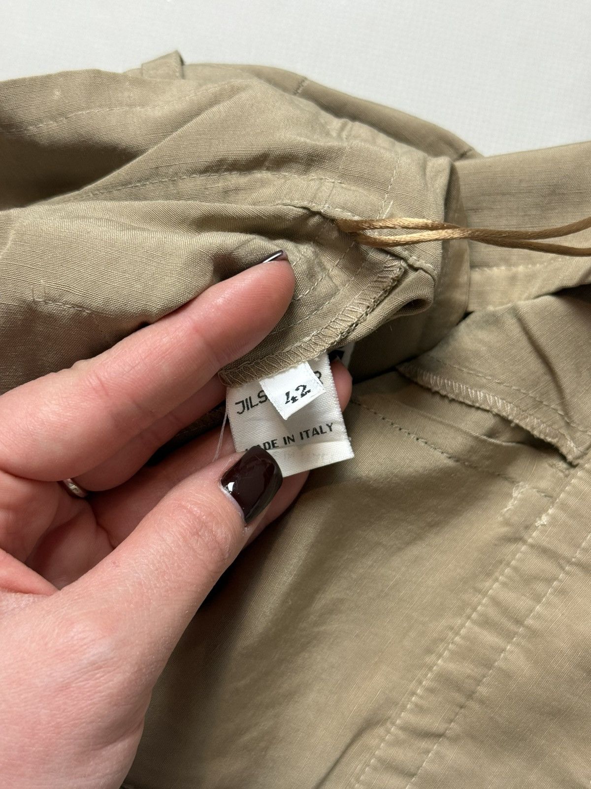 Jil Sander Jil Sander VTG Linen / Silk High Rise Dress Pants Trousers Size 28" / US 6 / IT 42 - 15 Thumbnail