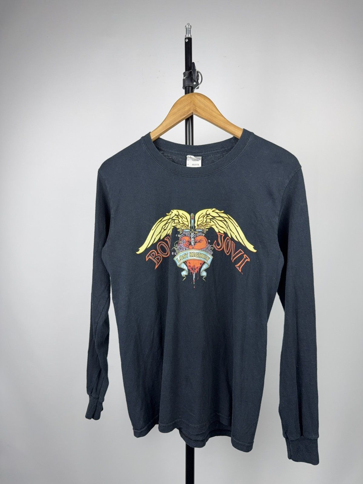 Bon Jovi Vintage 00s Bon Jovi Lost Highway Tour 2008 Long Sleeve S Size US S / EU 44-46 / 1 - 1 Thumbnail