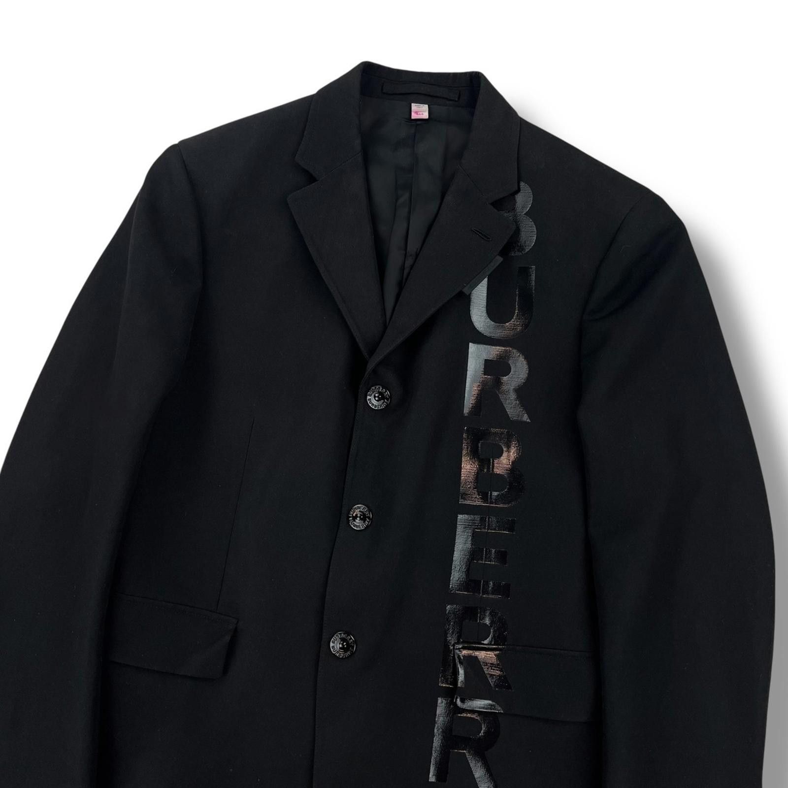 Burberry Burberry Printed Logo Black Blazer Size US M / EU 48-50 / 2 - 1 Thumbnail