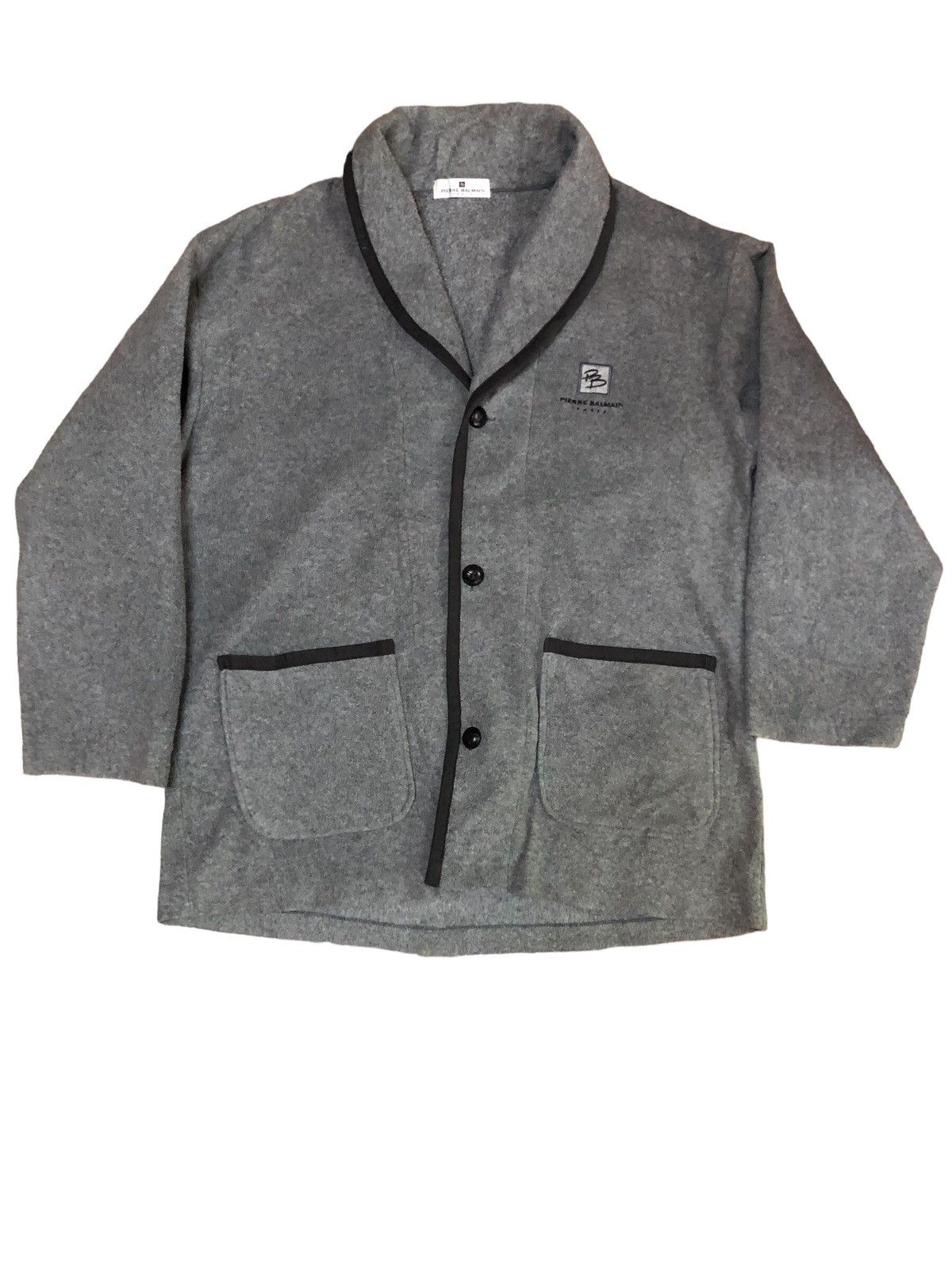 Pierre Balmain Pierre Balmain Fleece Button ups Jacket Size US L / EU 52-54 / 3 - 1 Thumbnail