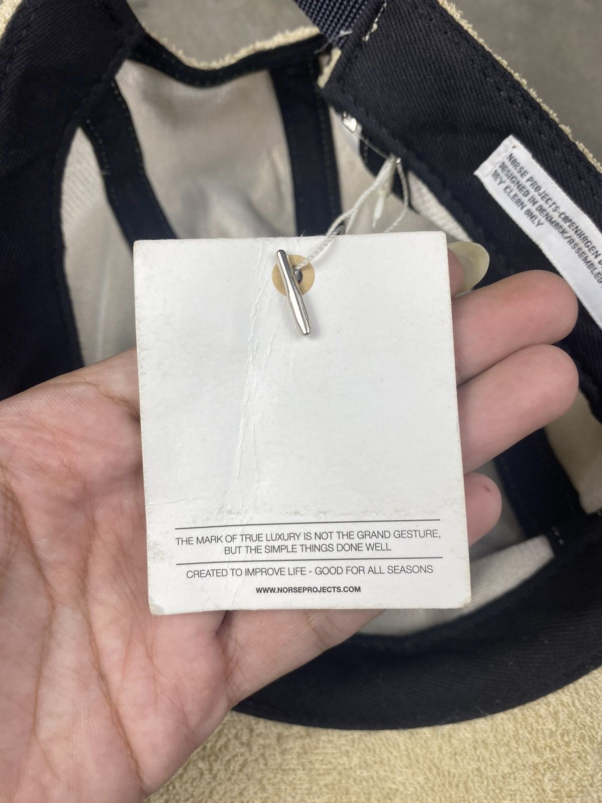 Japanese Brand × Norse Projects norse project terry cloth 5 panel stone Size ONE SIZE - 8 Thumbnail