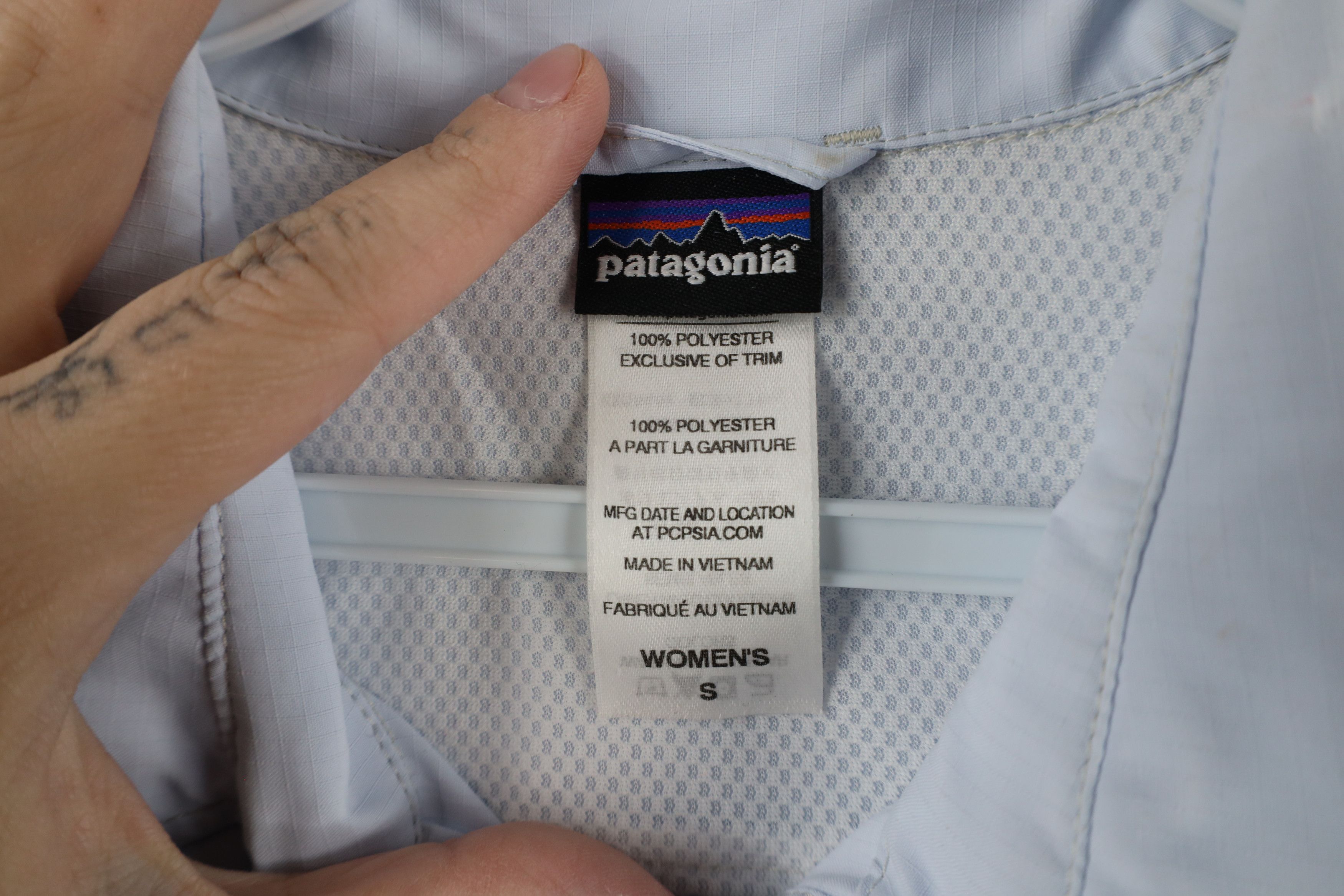 Patagonia × Vintage Patagonia Sol Patrol Snap Button Collared Shirt Blue Size S / US 4 / IT 40 - 10 Thumbnail