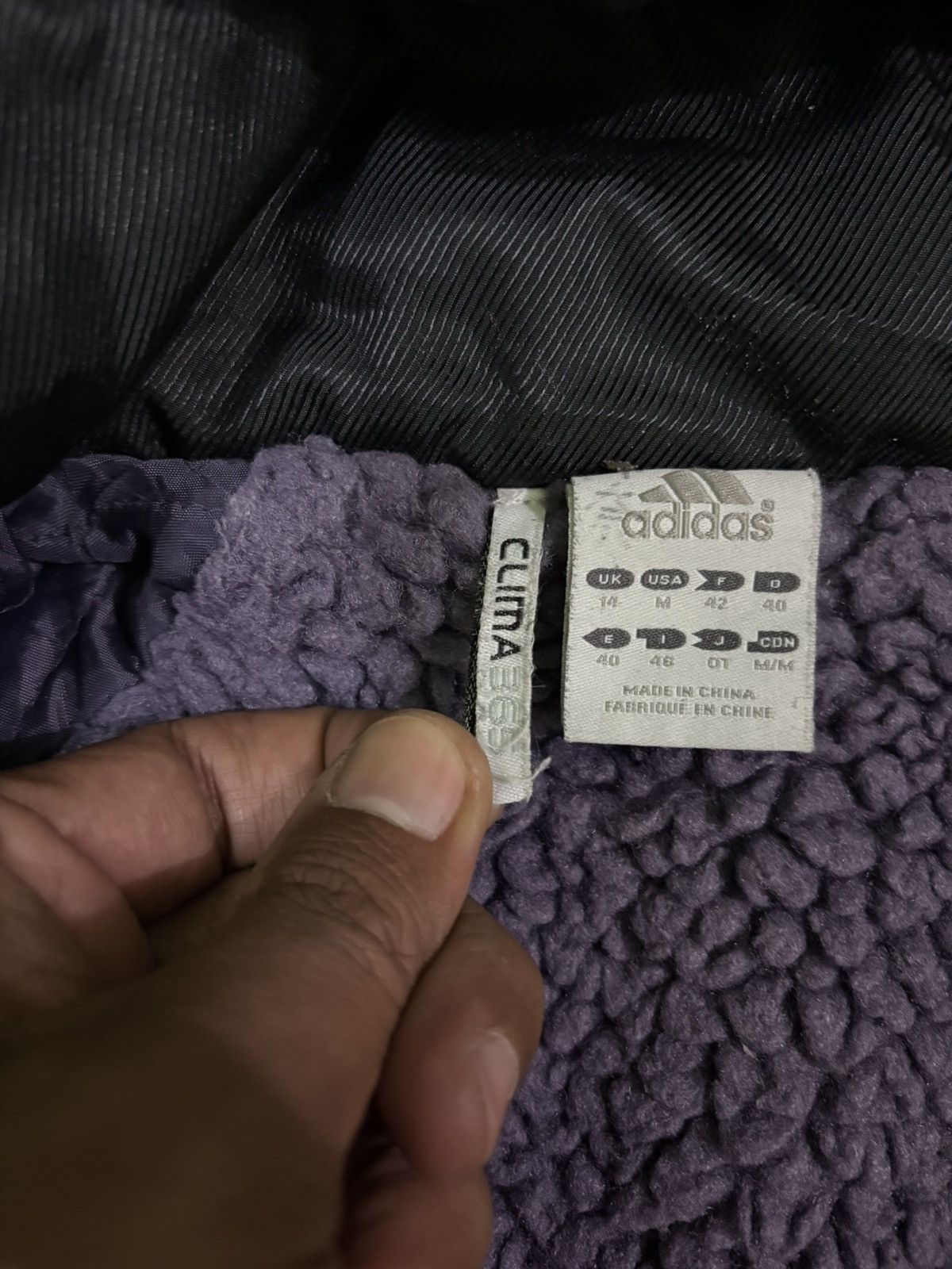 Adidas Adidas Clima Proof Parkas Fleece Quilted Hoodie Size US M / EU 48-50 / 2 - 18 Thumbnail