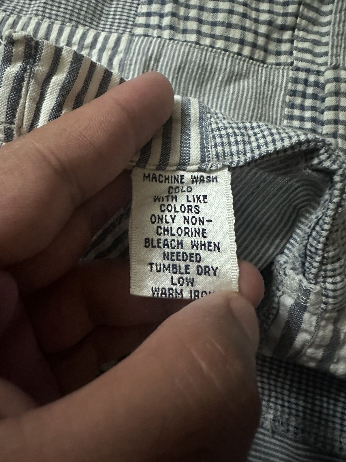Brooks Brothers × Vintage Vintage Patchwork Brooks Brothers Oversized Shirts Size US XL / EU 56 / 4 - 5 Thumbnail