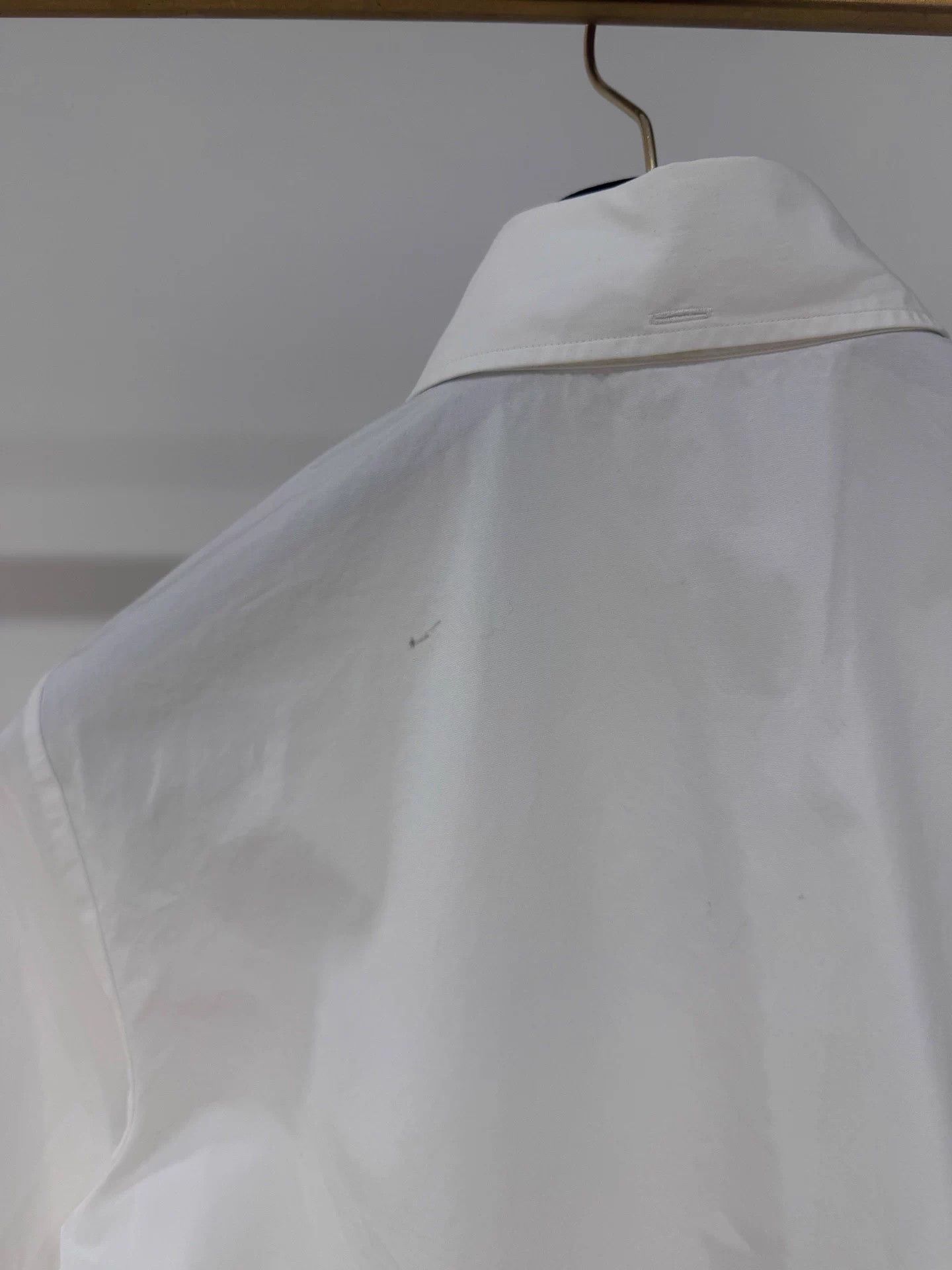 Prada Prada Classic Poplin Triangle Logo Pocket Cropped Shirt 36 Size XS / US 0-2 / IT 36-38 - 5 Thumbnail