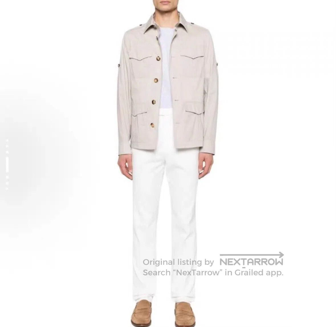 Brunello Cucinelli Brunello Cucinelli Men's Utility Jacket. Size US M / EU 48-50 / 2 - 4 Thumbnail