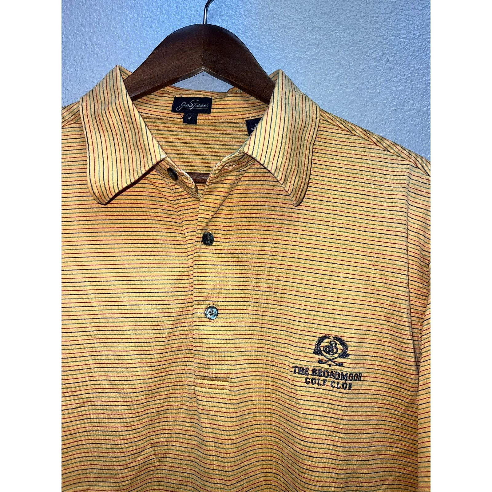 Vintage Vintage The Broadmoor Golf Club Polo Shirt Jack Nicklaus M Size US M / EU 48-50 / 2 - 2 Thumbnail