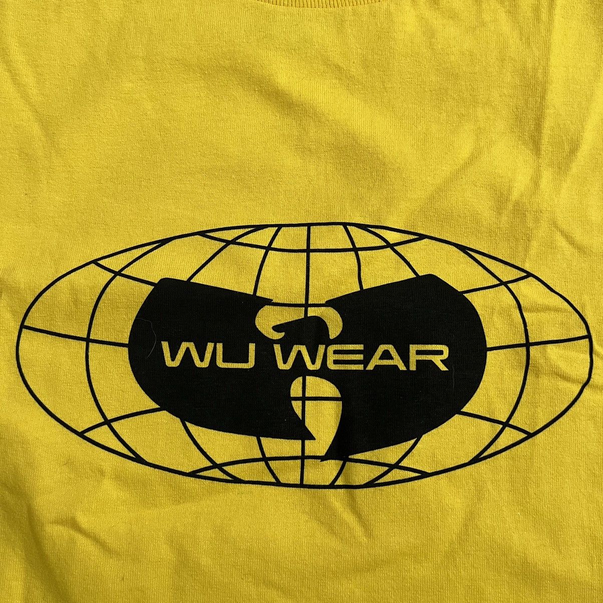 Wu-Tang Clan 🔴Wu-Wear Shirt Size Medium Yellow Wu-Tang Globe Rza Gza Size US M / EU 48-50 / 2 - 6 Thumbnail