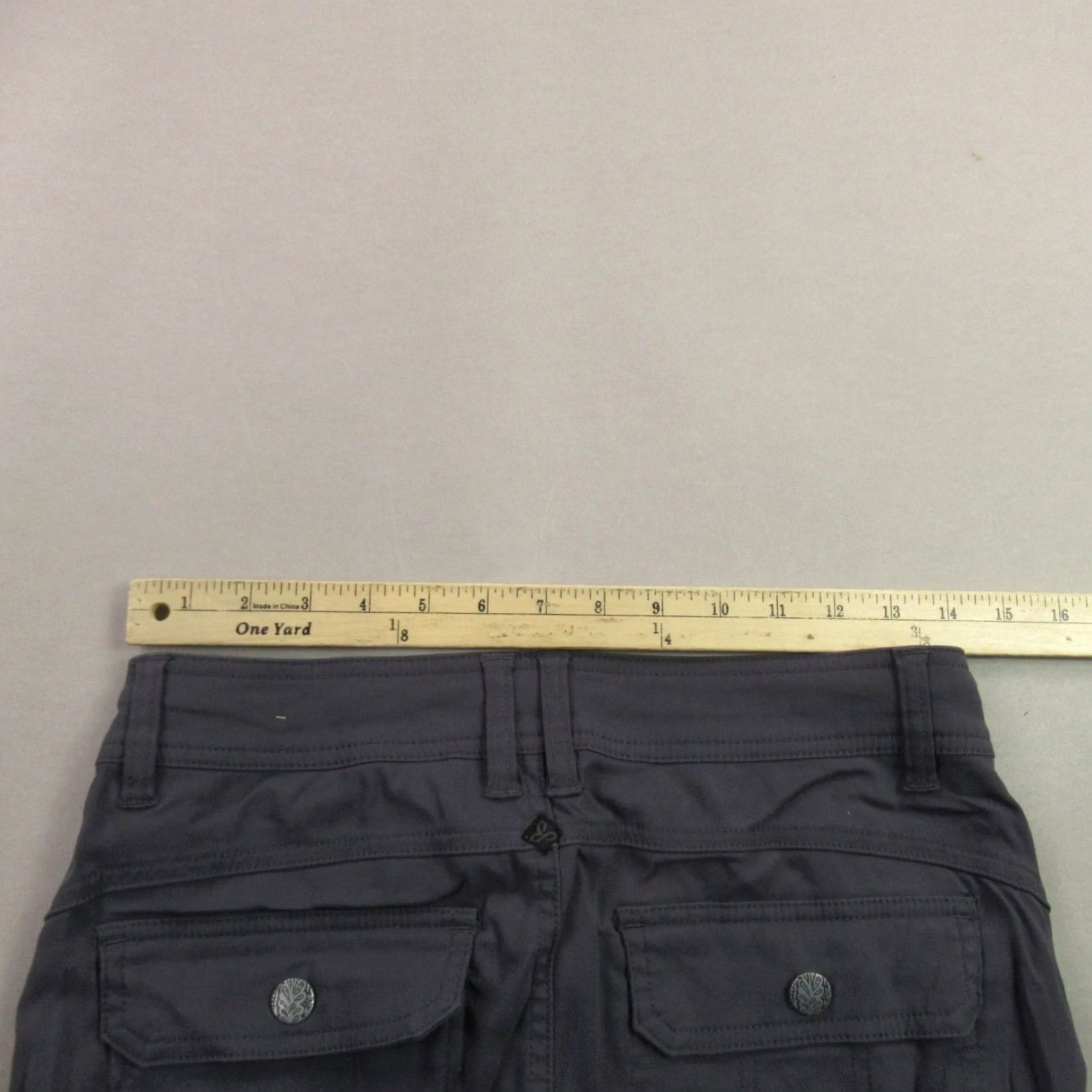 Prana prAna Pants Womens 2 Cargo Pockets Straight Leg Casual Outdoors Gray Size 26" / US 2 / IT 38 - 6 Thumbnail
